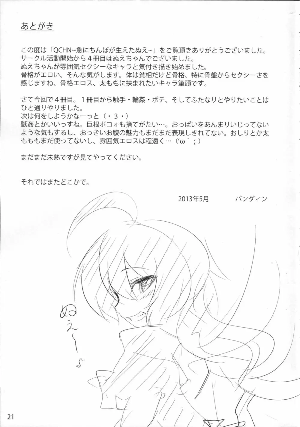 QCHN~急にちんぽが生えたぬえ~ Page.20