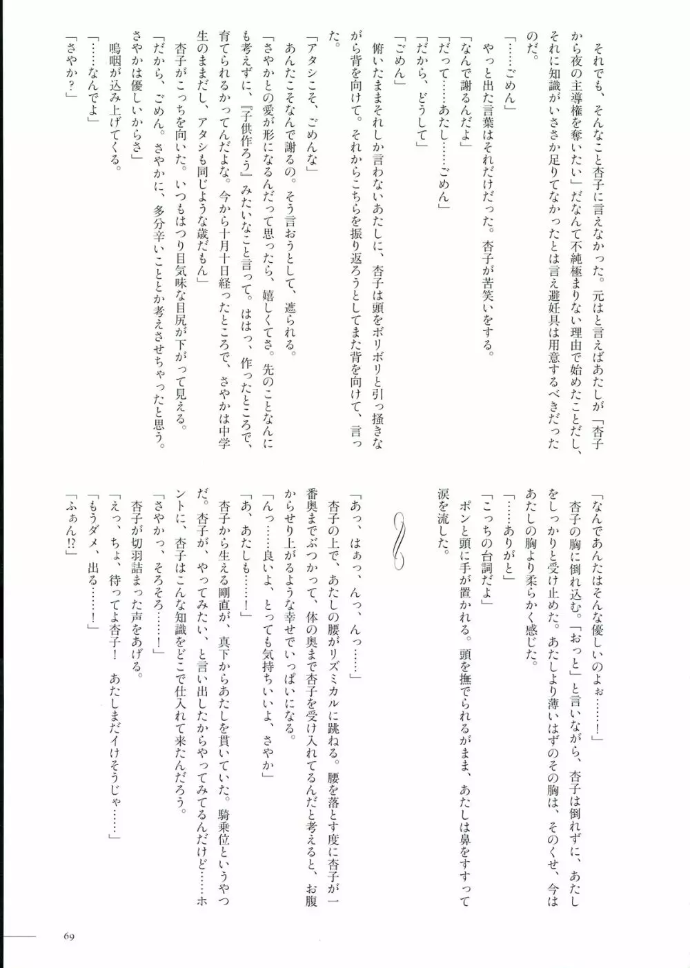 生えちゃってますねあたし達！ Page.69