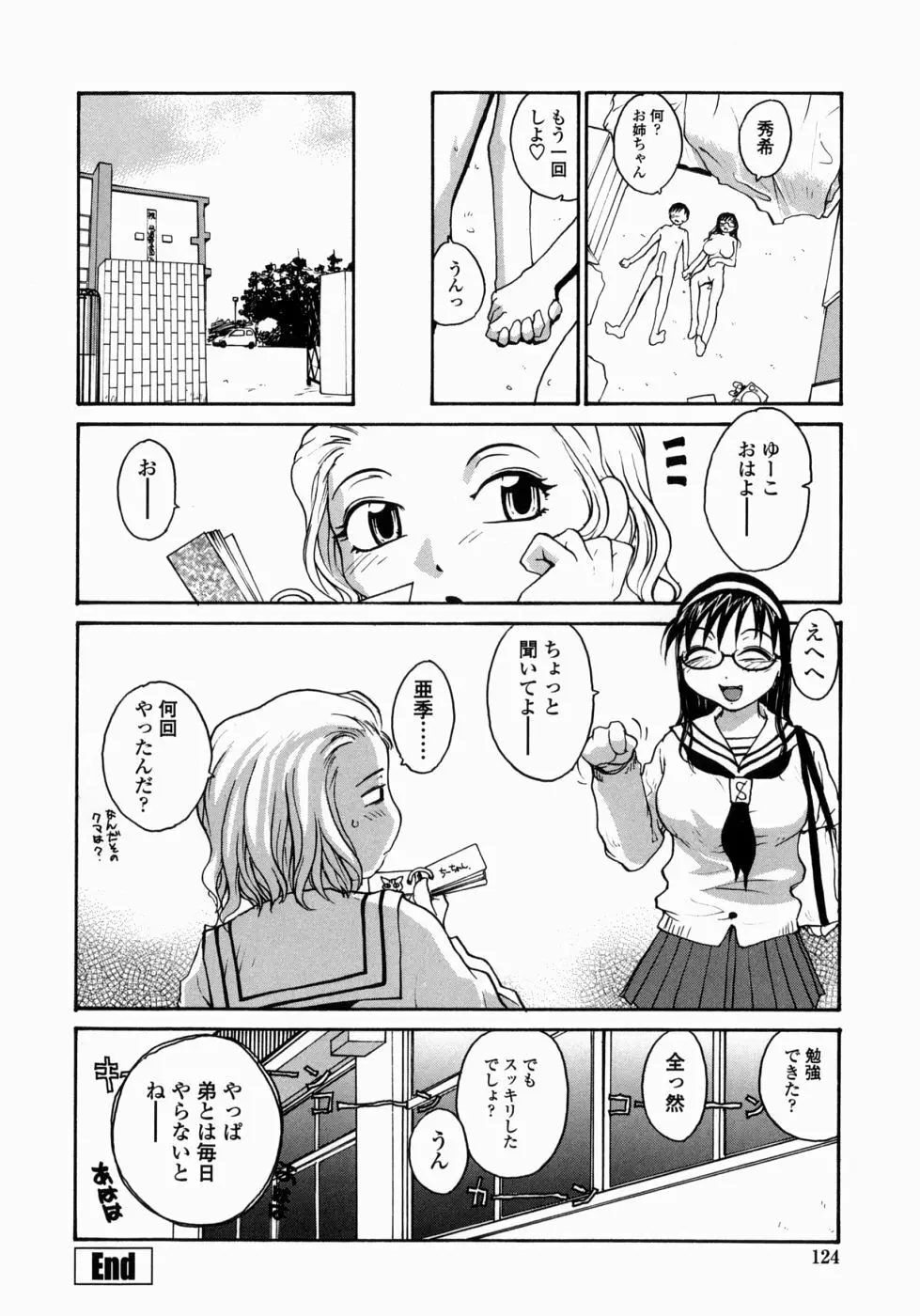 姉と眼鏡とミルク Page.124