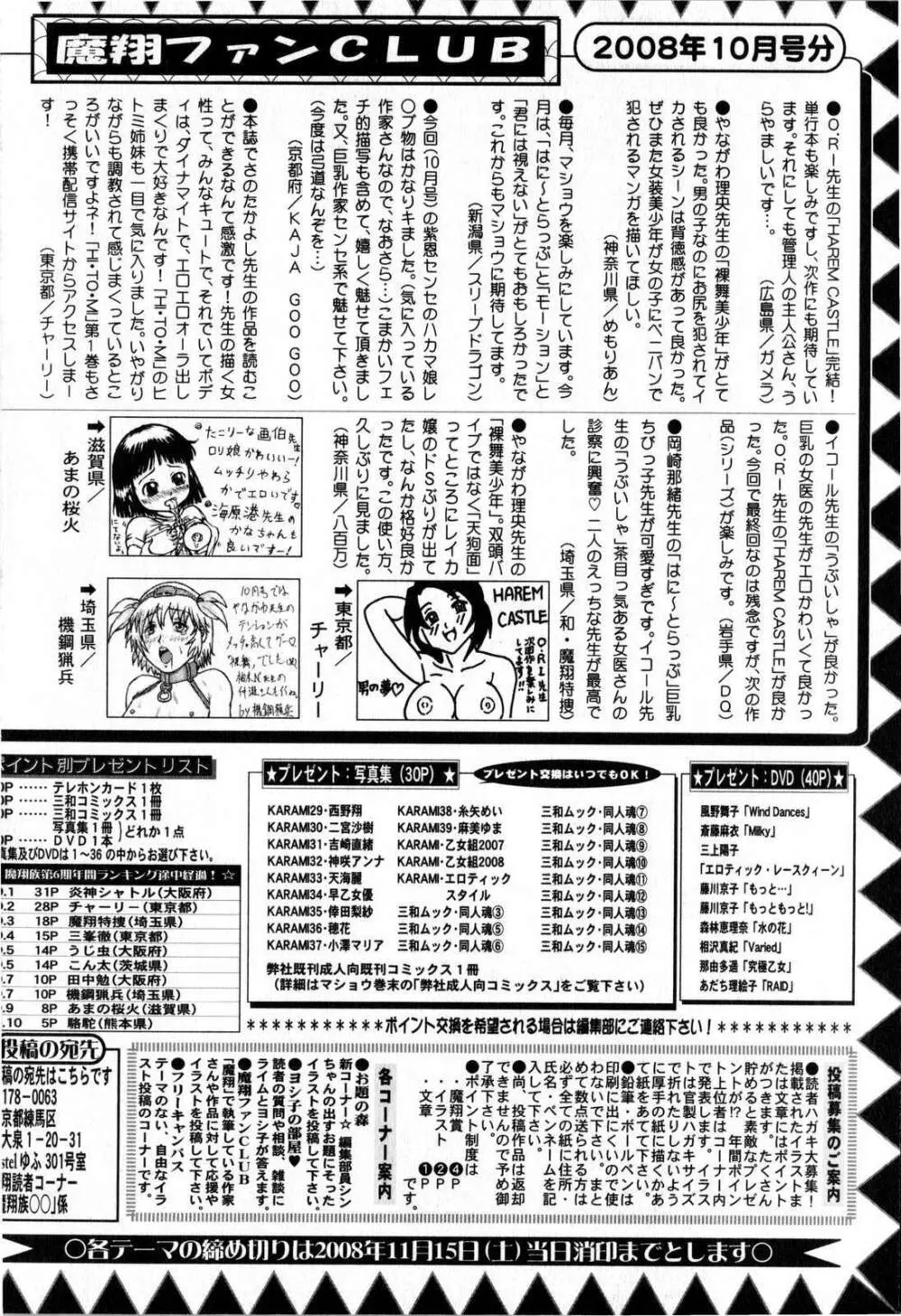 コミック・マショウ 2008年12月号 Page.256