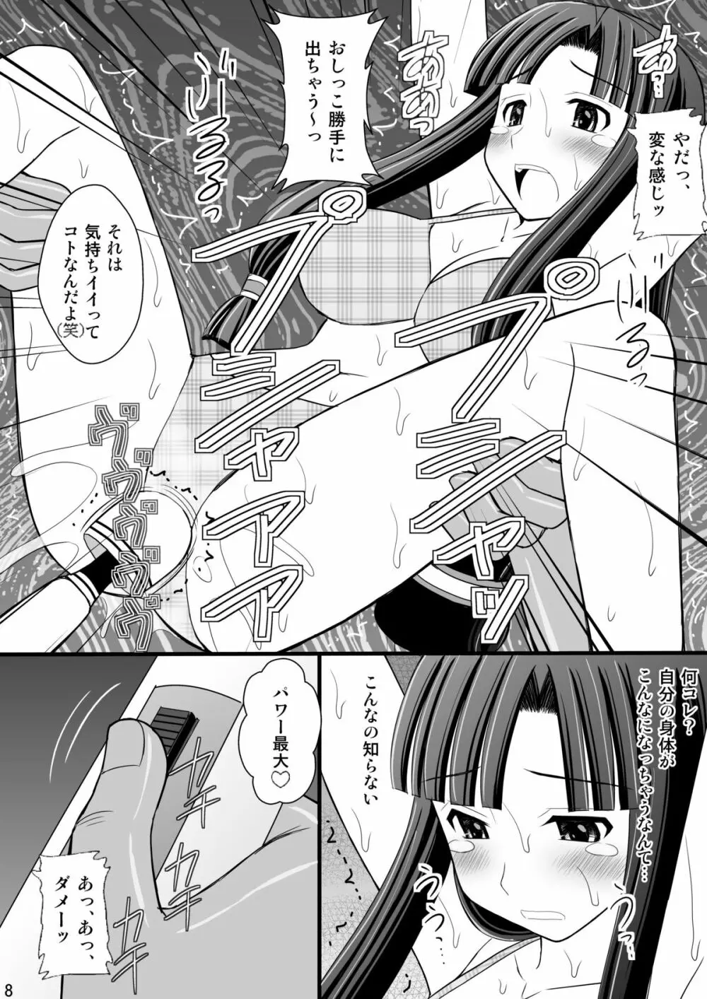 黒髪ロングっ娘の調教日誌Ⅰ Page.8