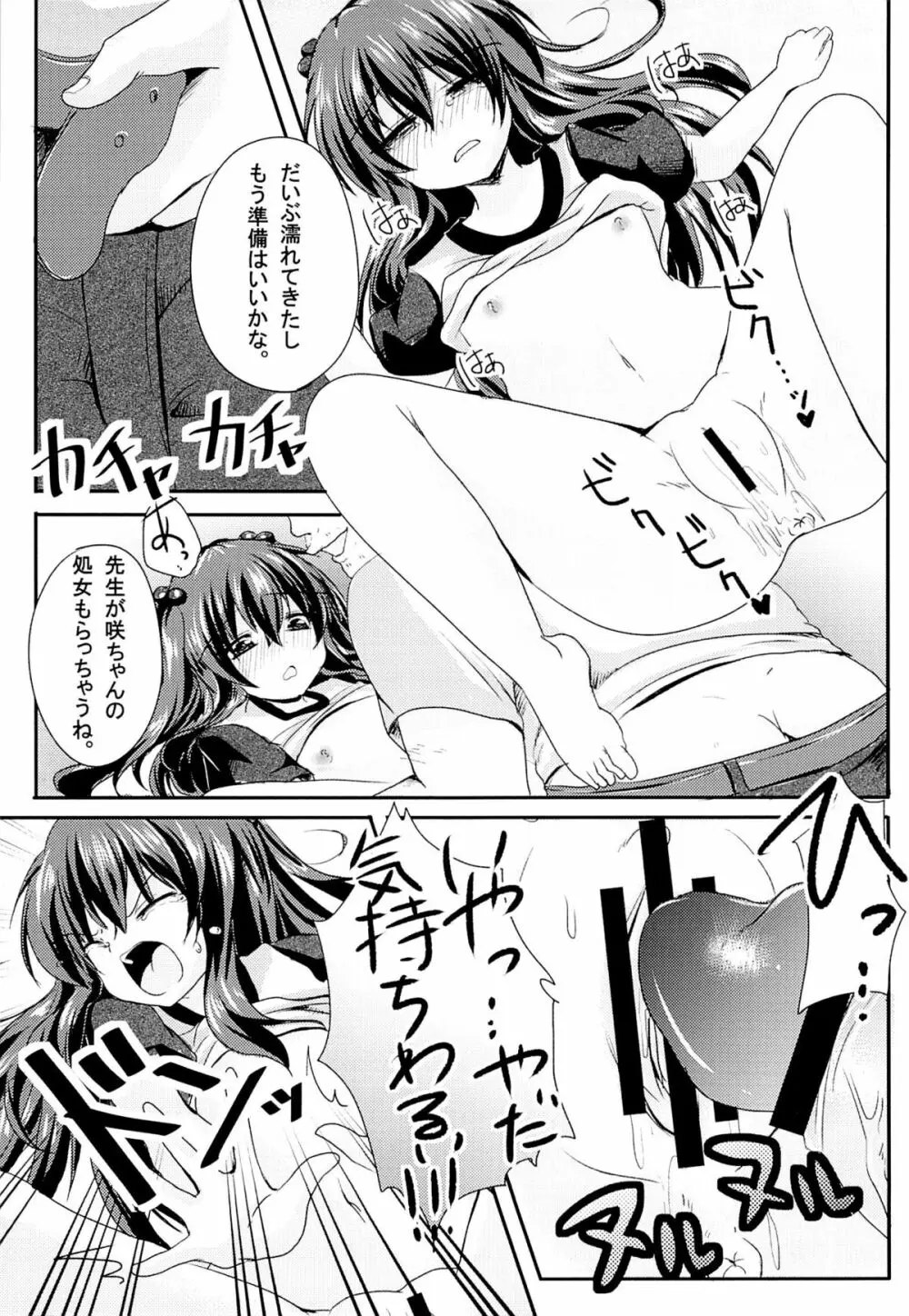 いじめられっ娘咲ちゃんの放課後特別ナカ出し練習 Page.10