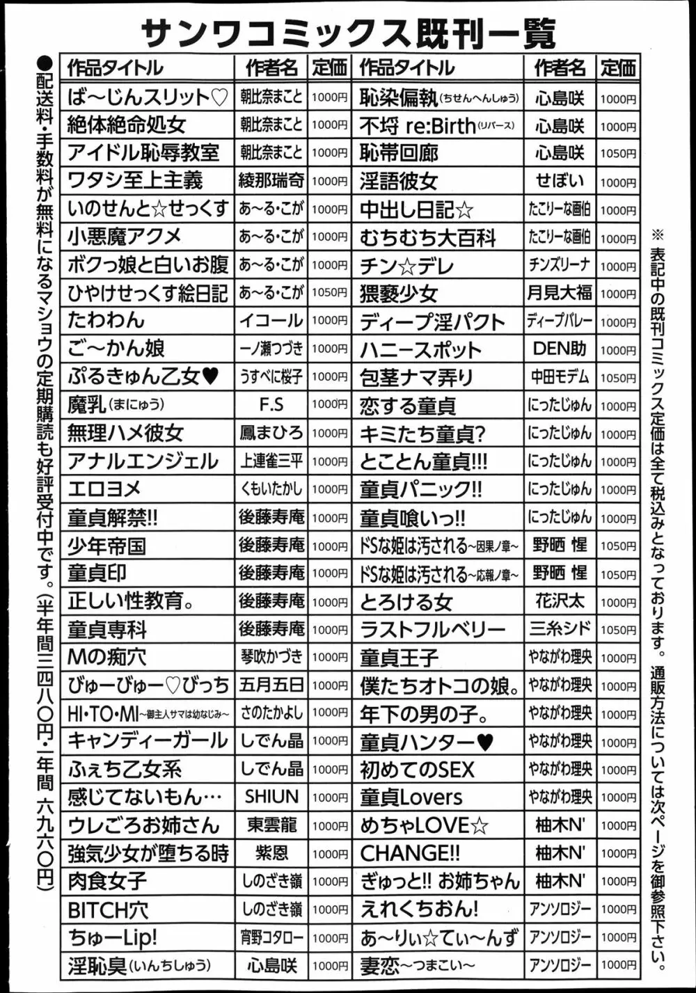 コミック・マショウ 2013年11月号 Page.252