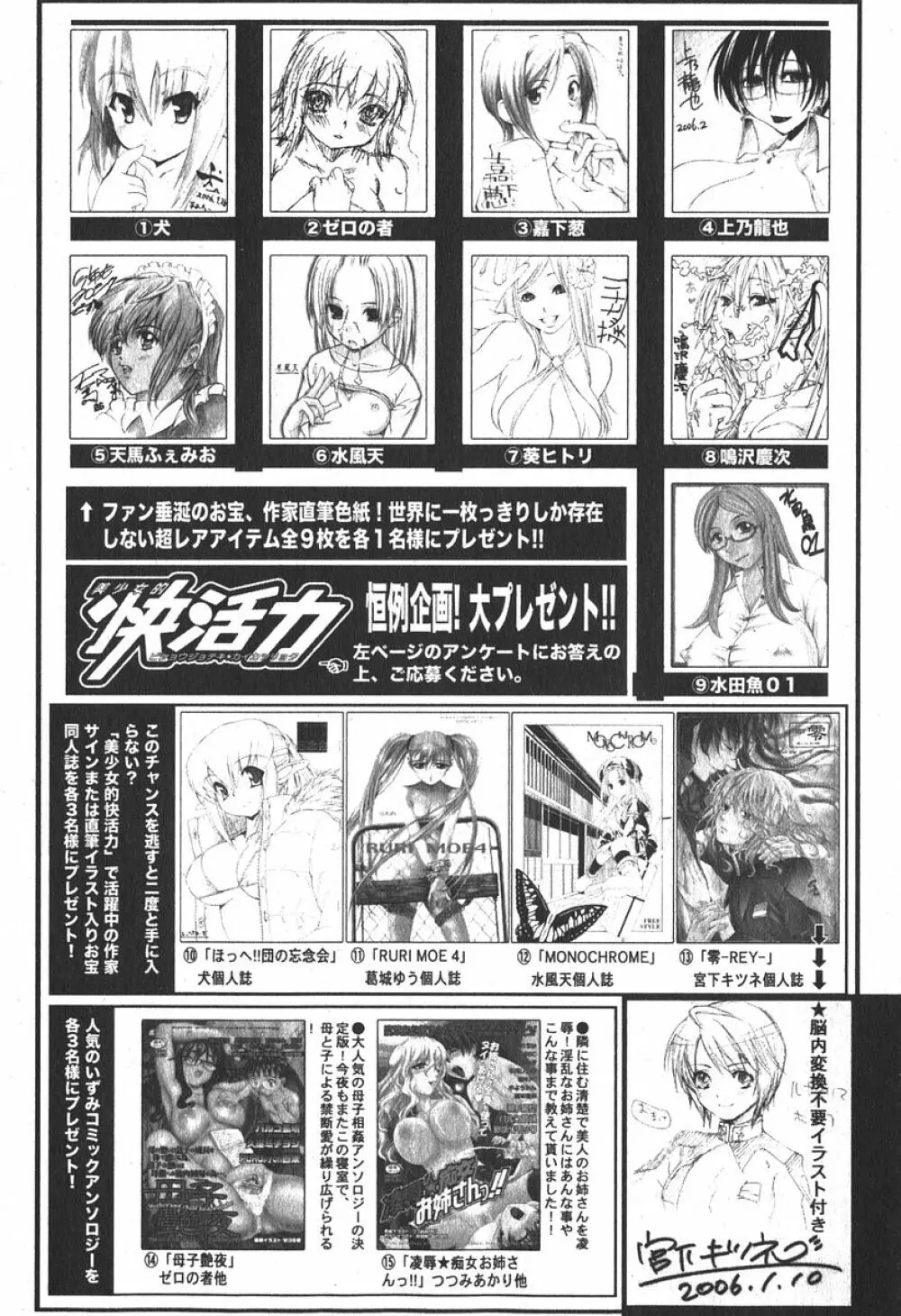 美少女的快活力 2006年04月号 Vol.08 Page.196