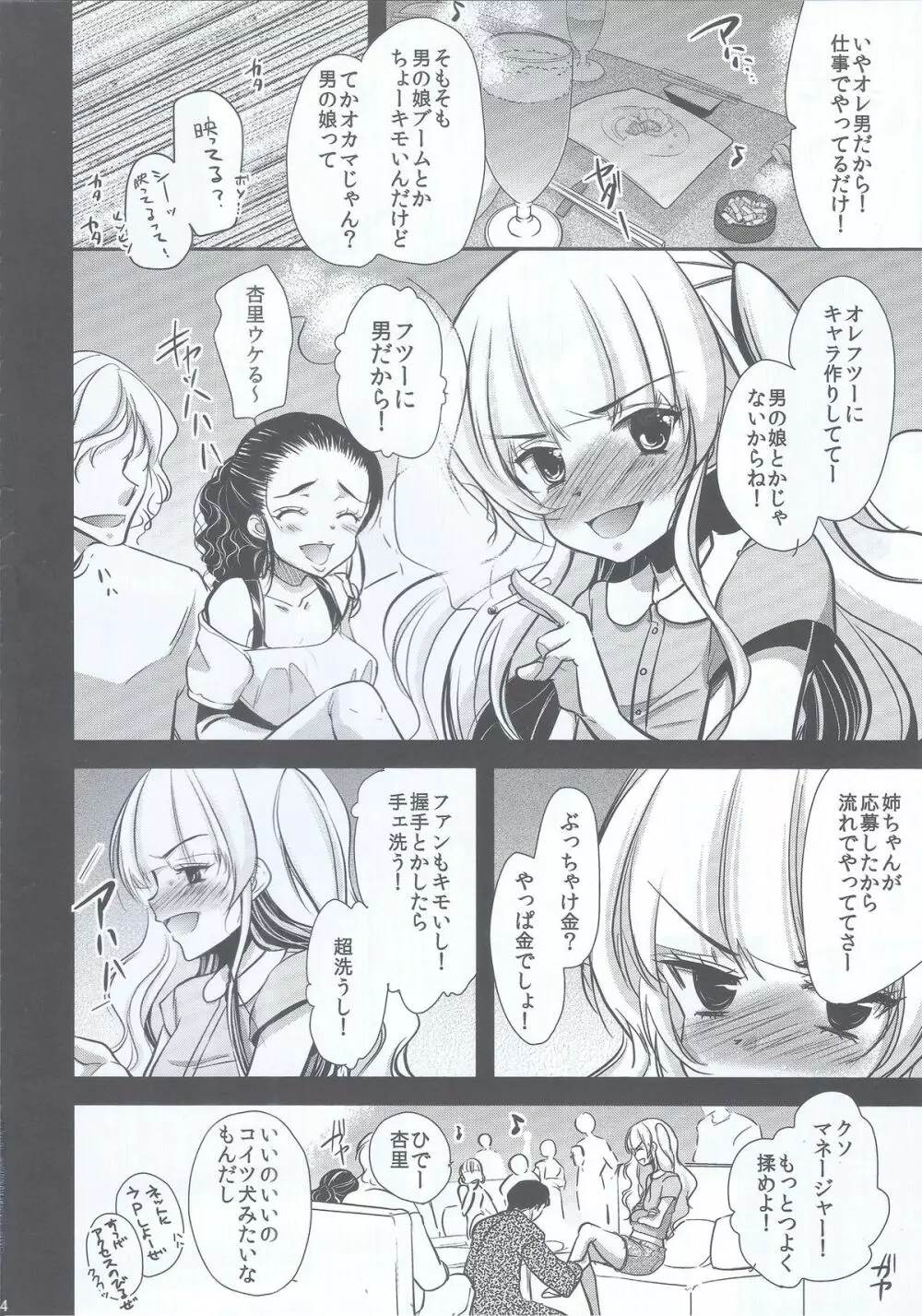 男の娘アイドルがスキャンダルで崩壊する日 Page.3