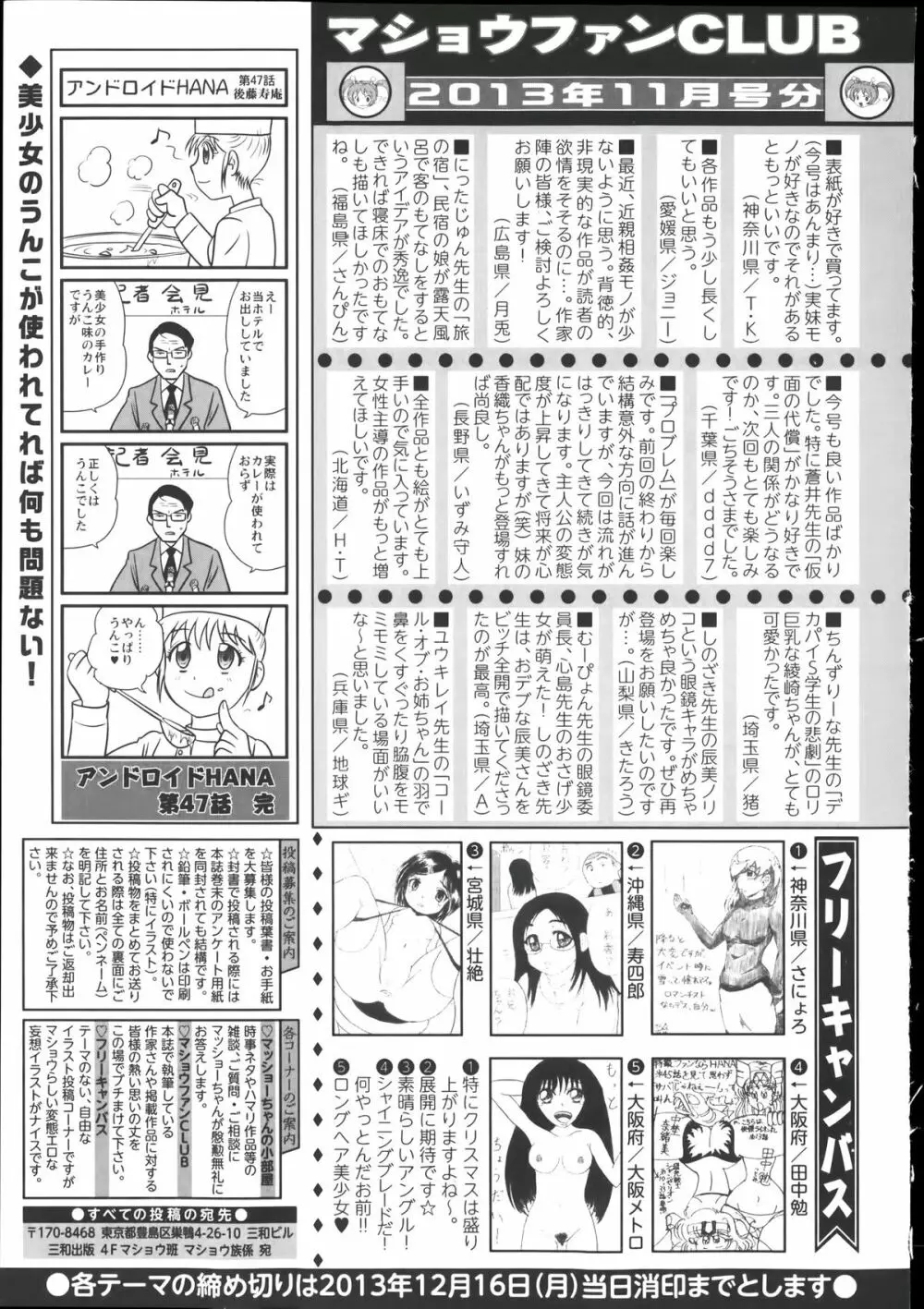 コミック・マショウ 2014年1月号 Page.255