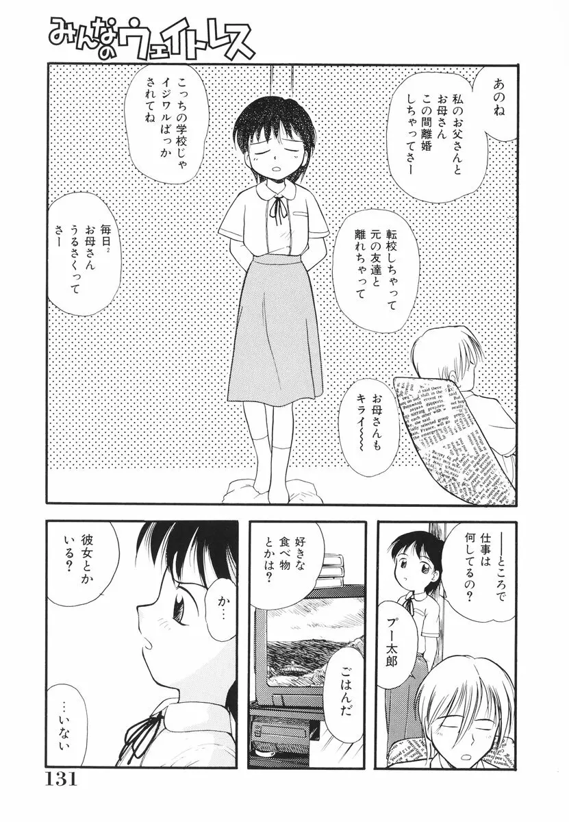 みんなのウェイトレス Page.132