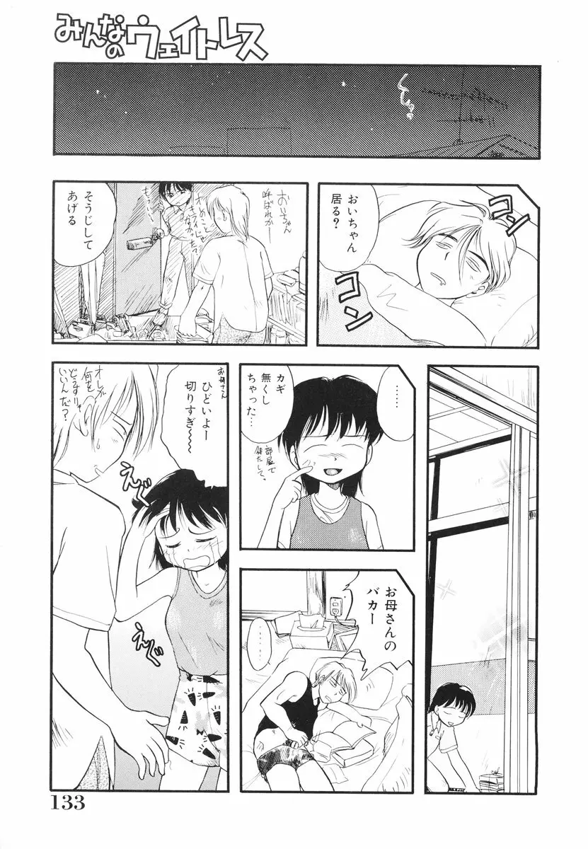 みんなのウェイトレス Page.134