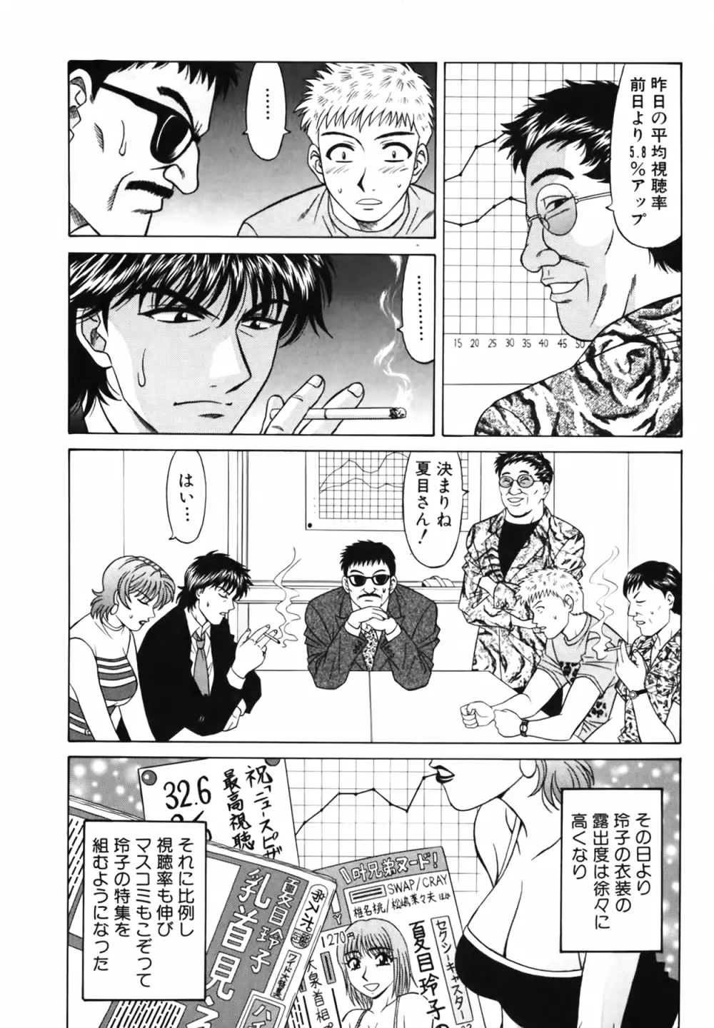 キャスター 夏目玲子の誘惑 Vol.3 Page.56