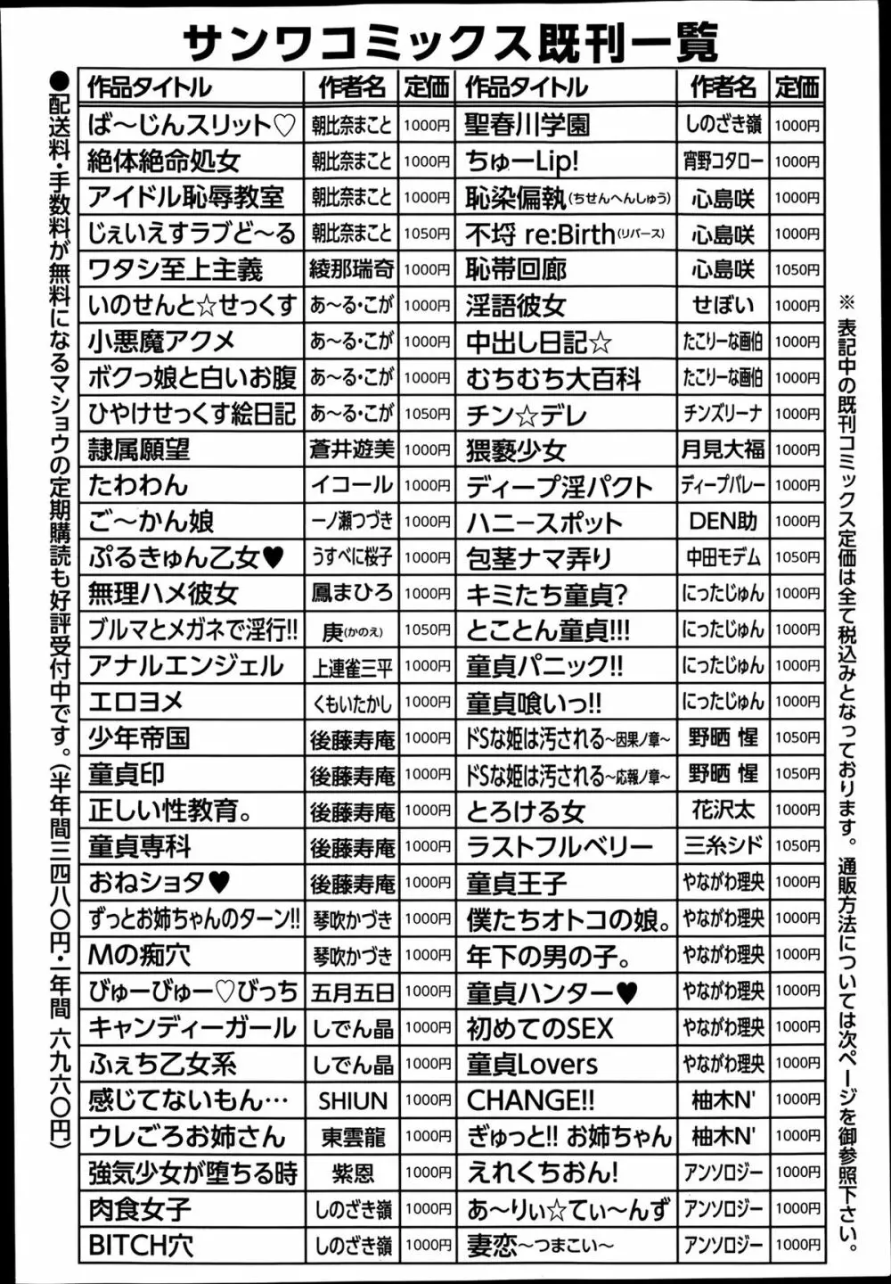 コミック・マショウ 2014年3月号 Page.254