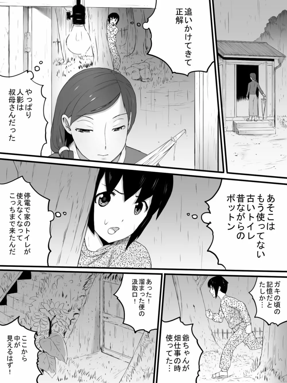 おばさんのトイレを下から覗く Page.6