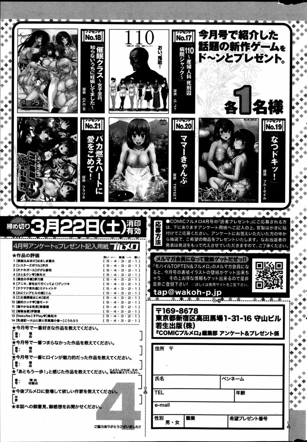 COMIC プルメロ 2014年4月号 Page.205