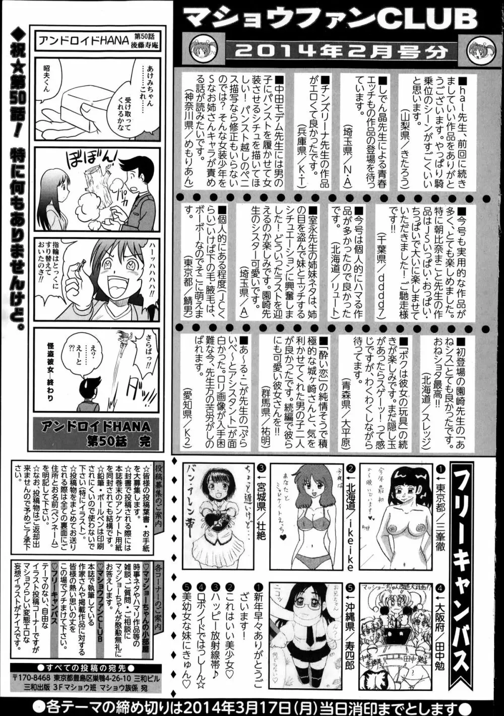 コミック・マショウ 2014年4月号 Page.255