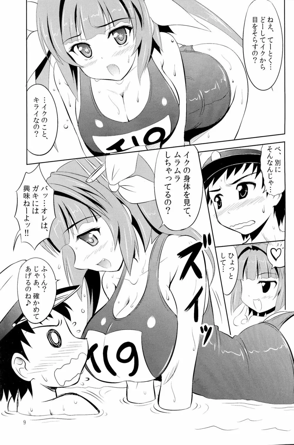 提督はナニをしても怒らないから大好きなの Page.8