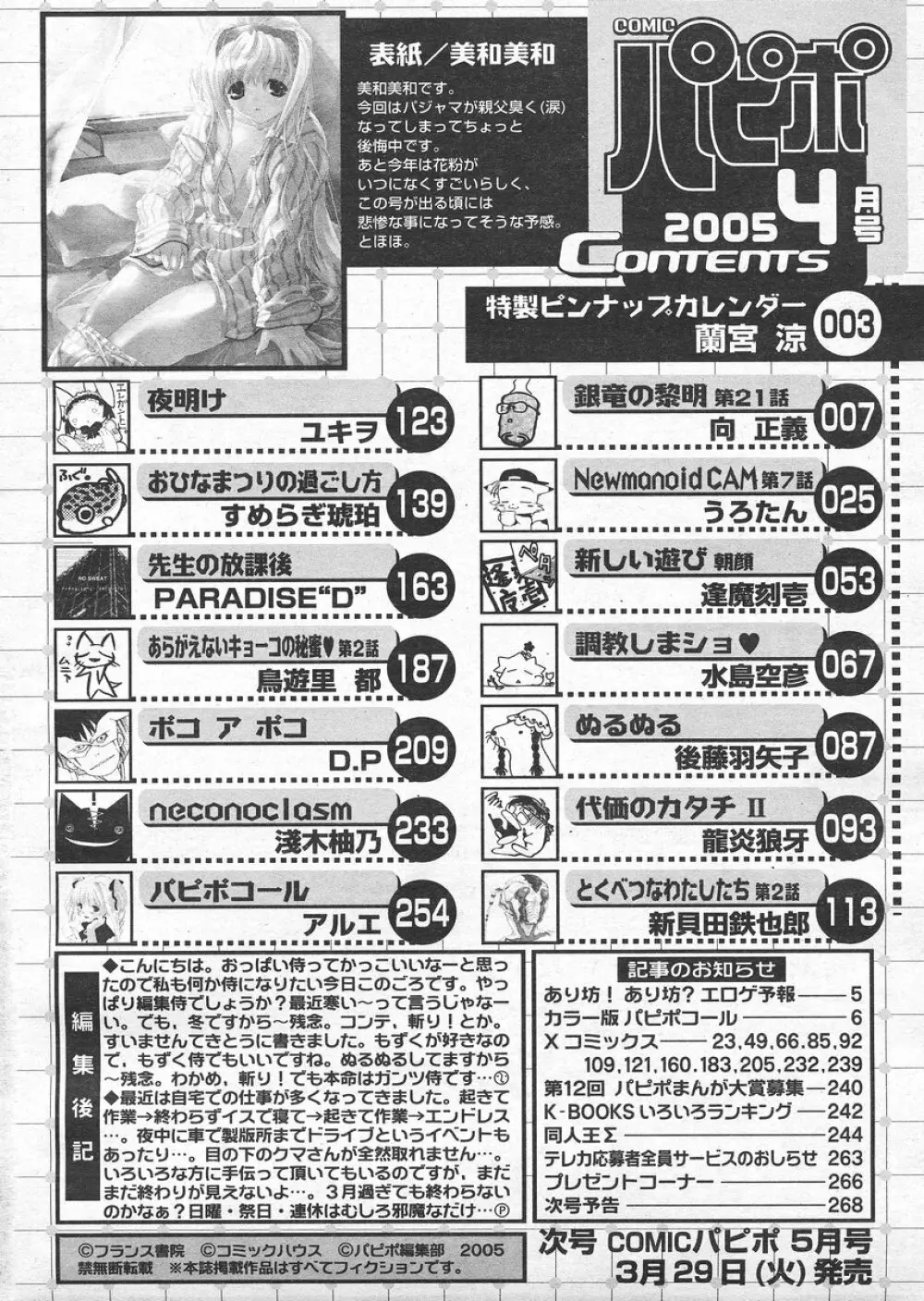 COMIC パピポ 2005年4月号 Page.266