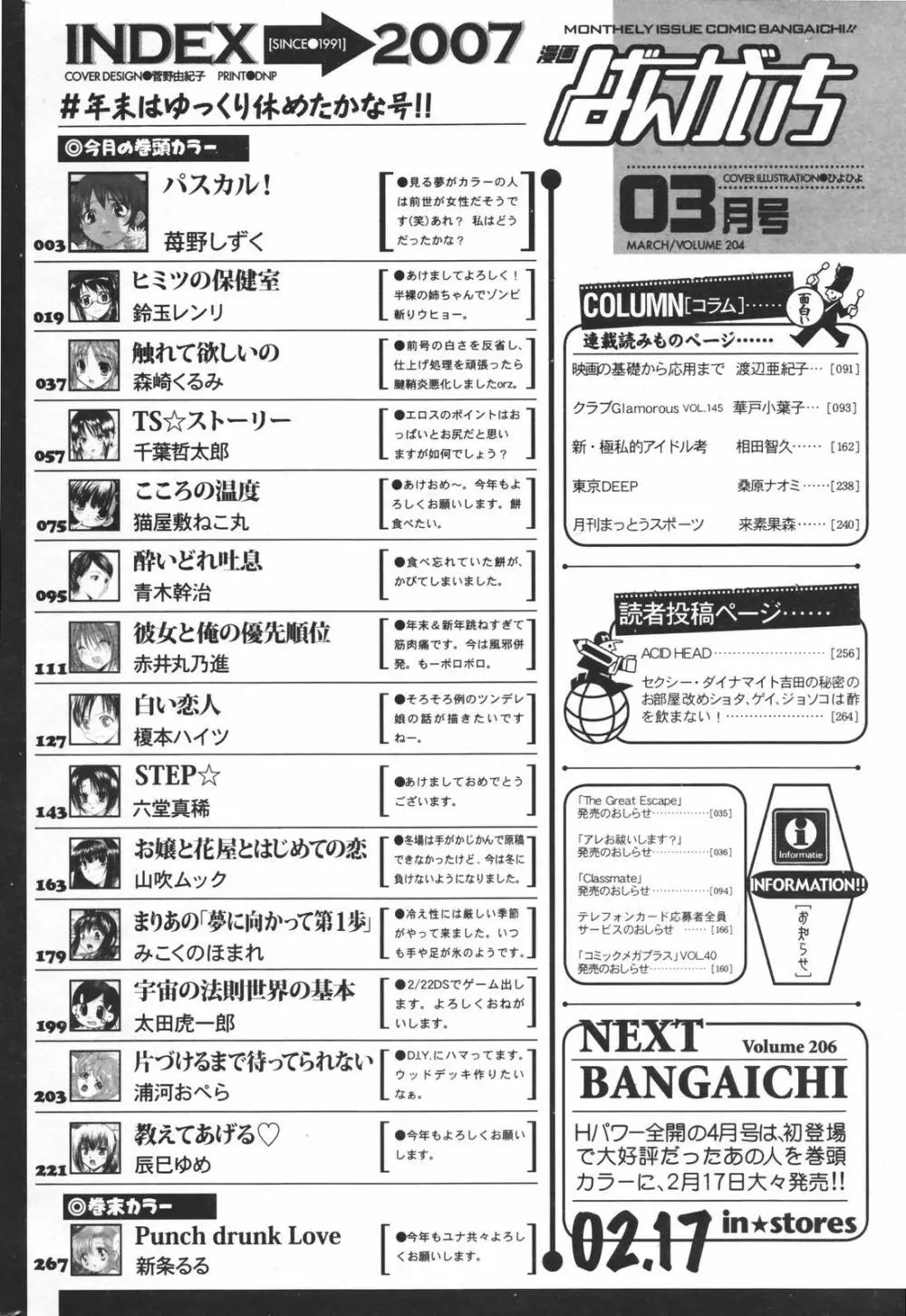 漫画ばんがいち 2007年3月号 Page.266