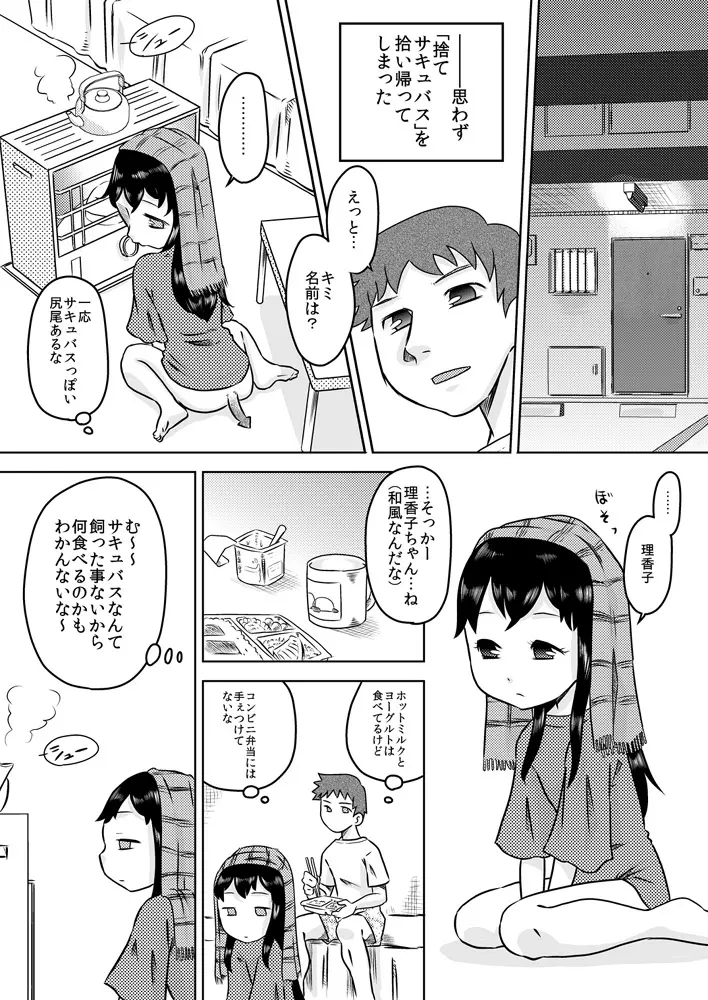 拾い少女 ~ある雨の日ロリサキュバスを持ち帰った~ Page.3