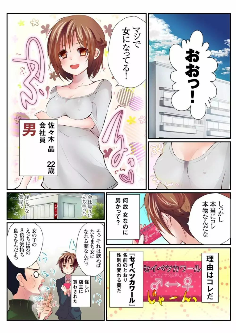 女の身体でシたいこと！～♂⇔♀快感入れ替わりライフ～（１） Page.2