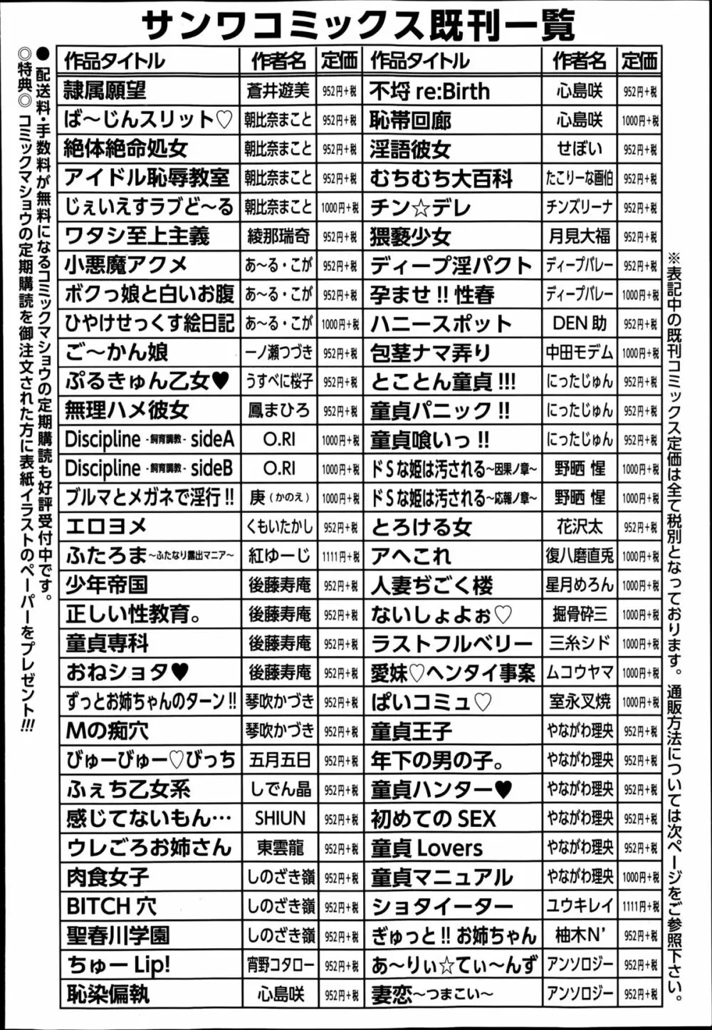 コミック・マショウ 2014年9月号 Page.252