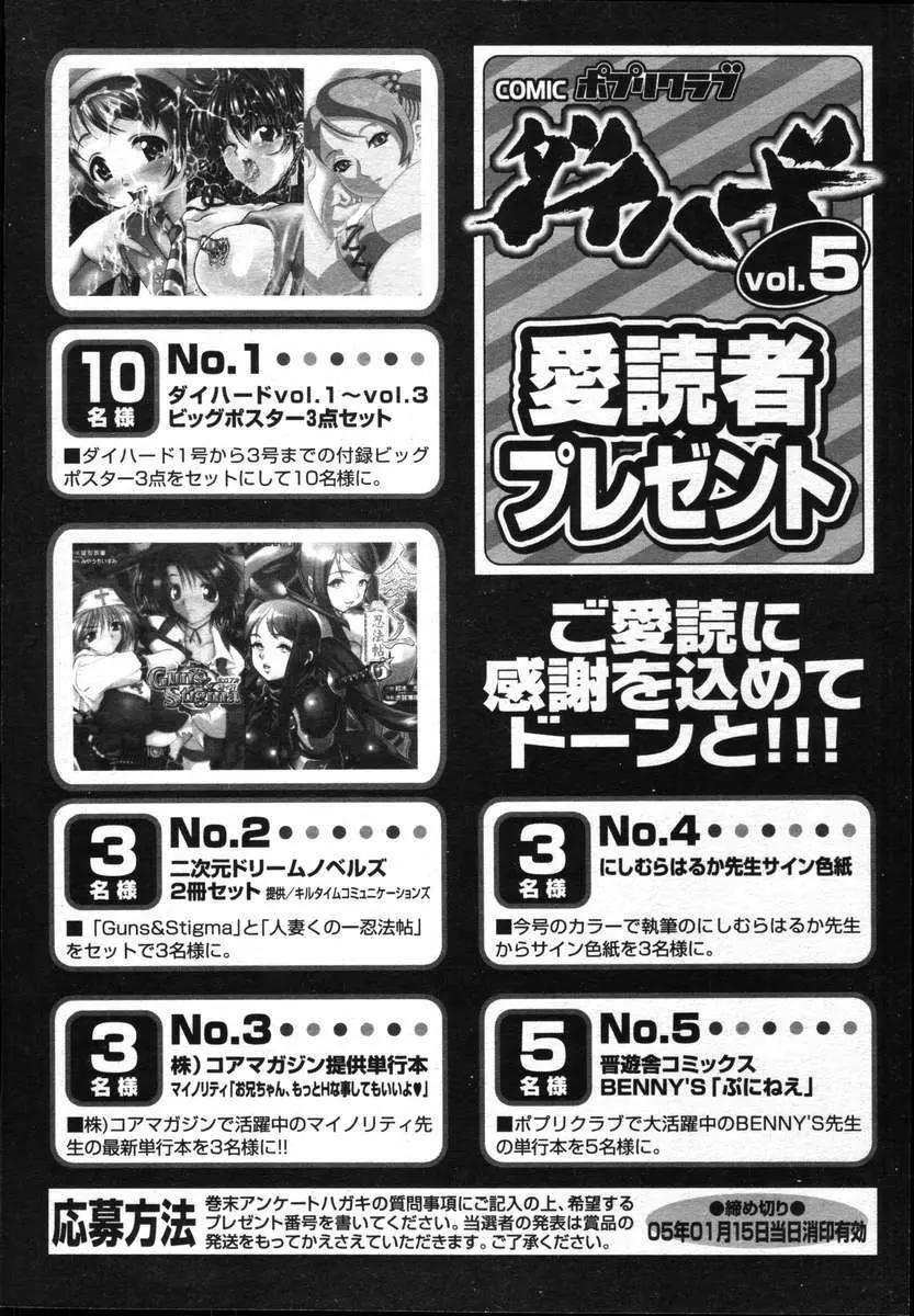COMICポプリクラブ ダイハード 2004年12月号 Vol.5 Page.332