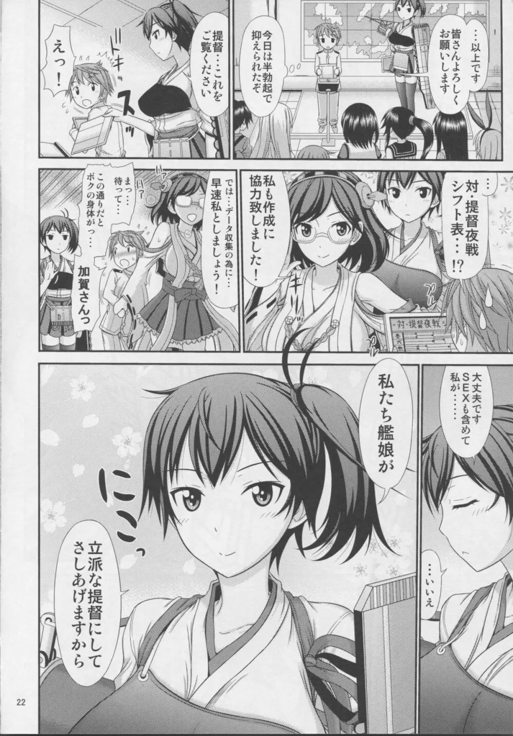 加賀さんに性の悩みを相談したい提督 Page.21