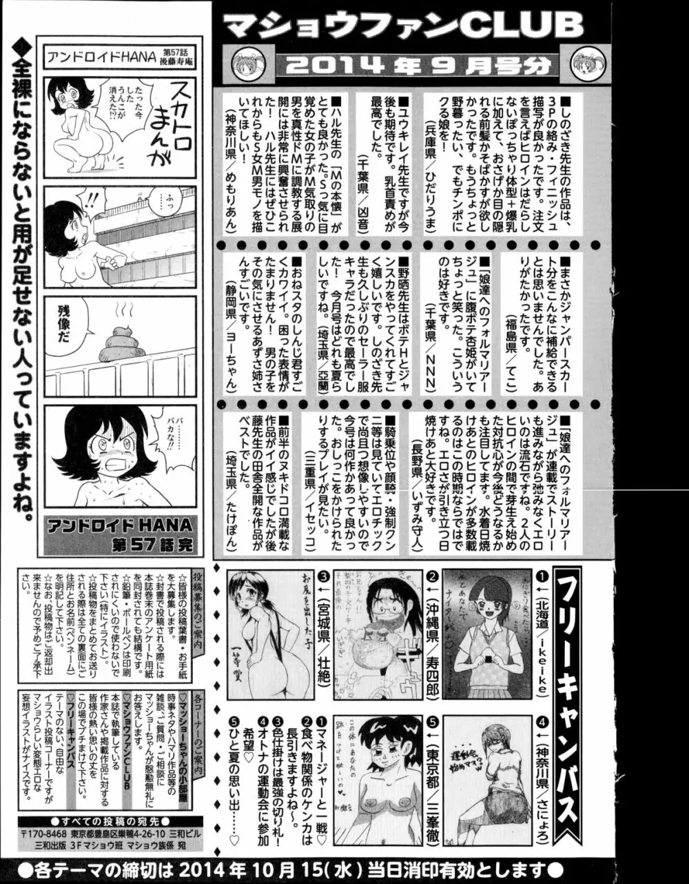 コミック・マショウ 2014年11月号 Page.255