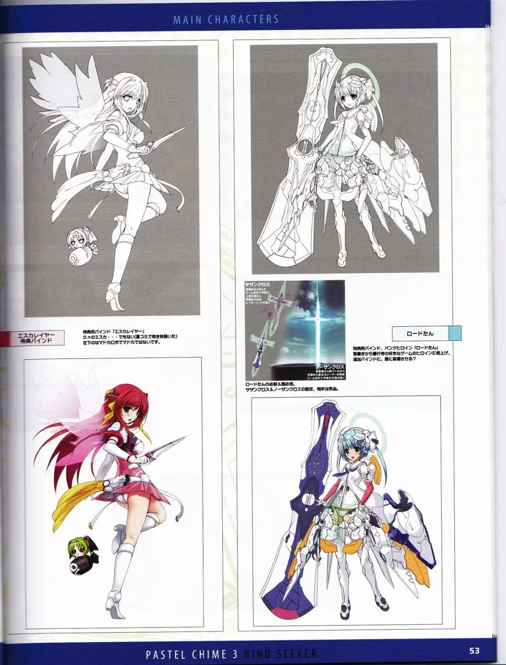 Pastel Chime 3 Guide Book + Extras Page.77