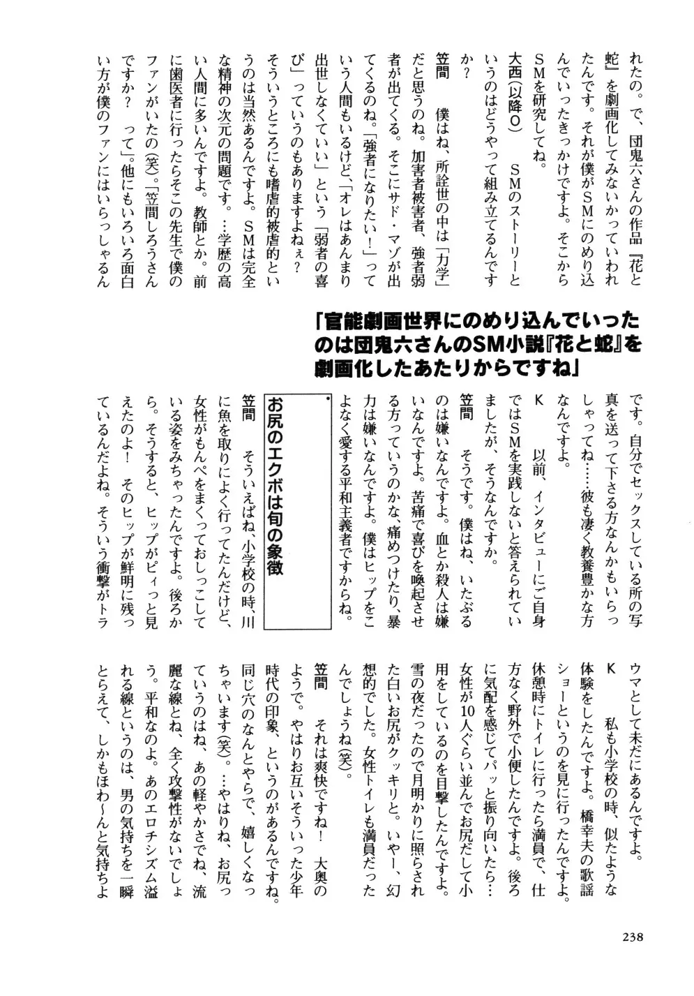 笠間しろう作品第三集 恥辱の刻印 Page.246