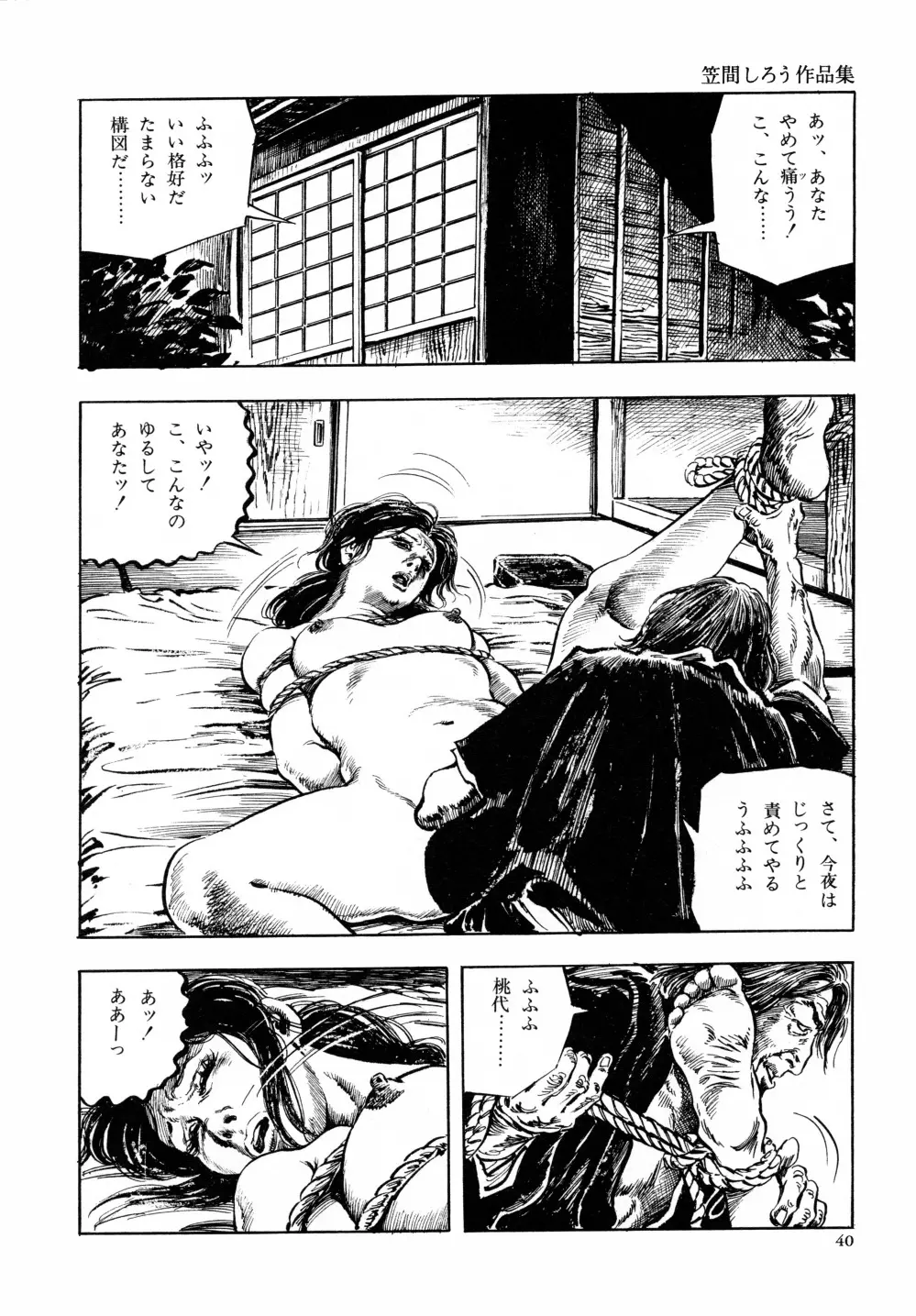 笠間しろう作品第六集 縄夫人 Page.47