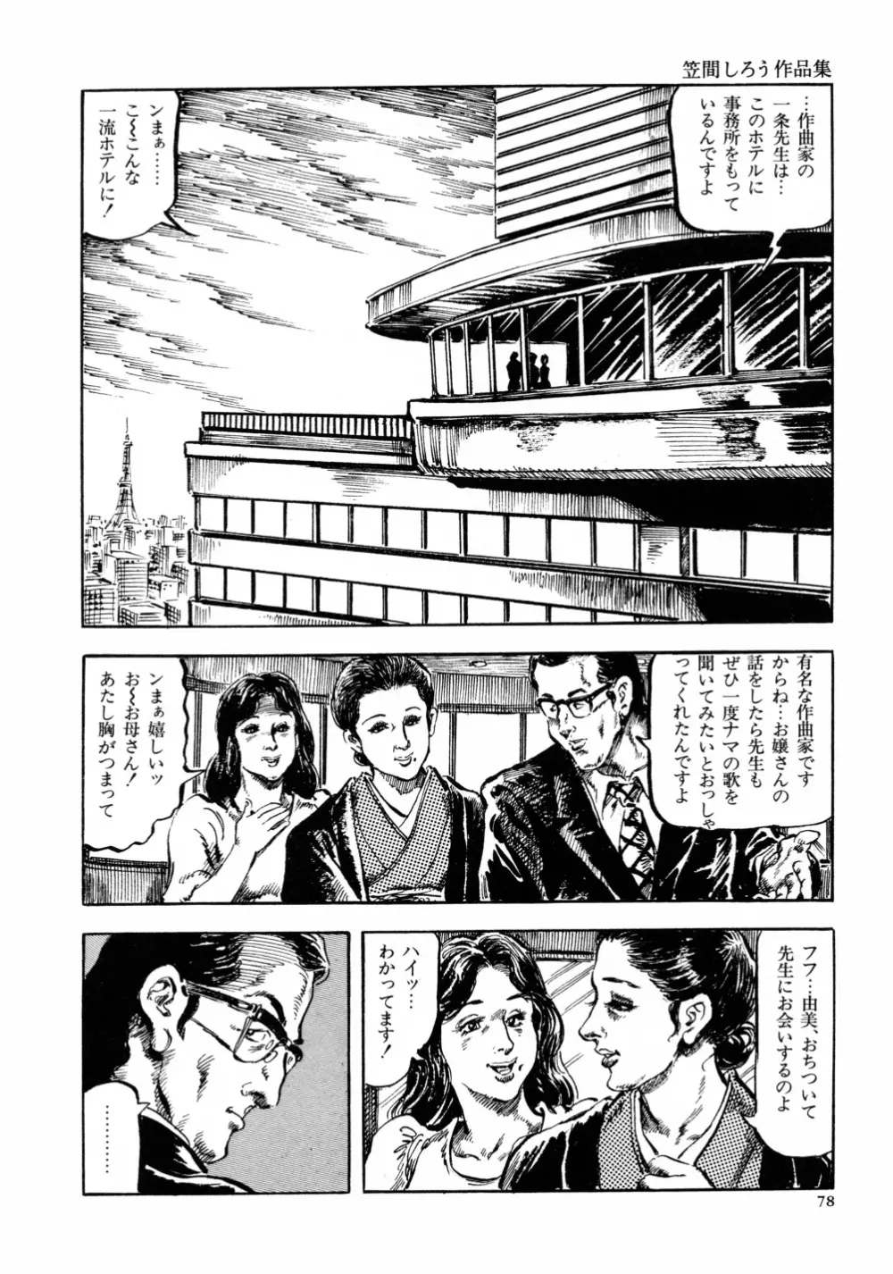 笠間しろう作品第六集 縄夫人 Page.85