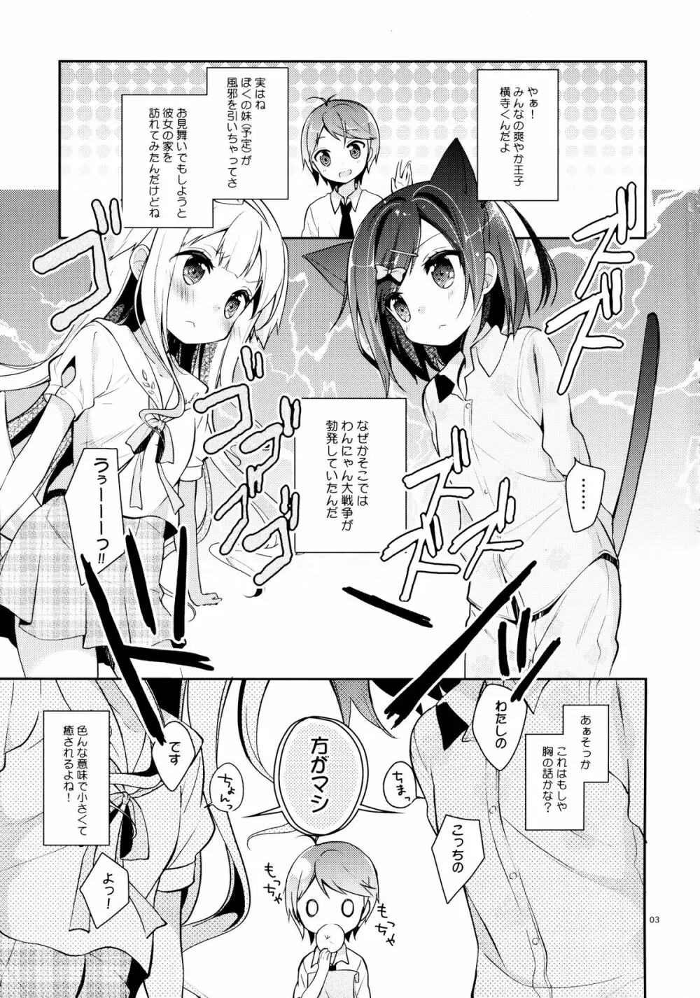 つっこちゃんとこまめちゃんの身体を隅々まで調べちゃう本 Page.3