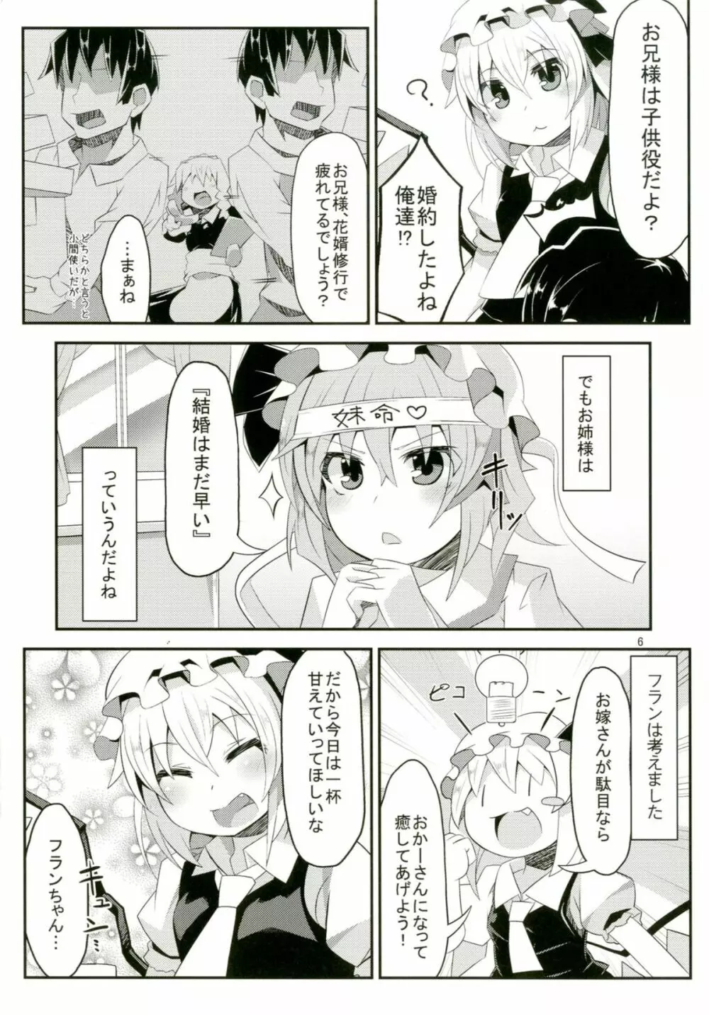 フランちゃんとHなおままごと Page.6