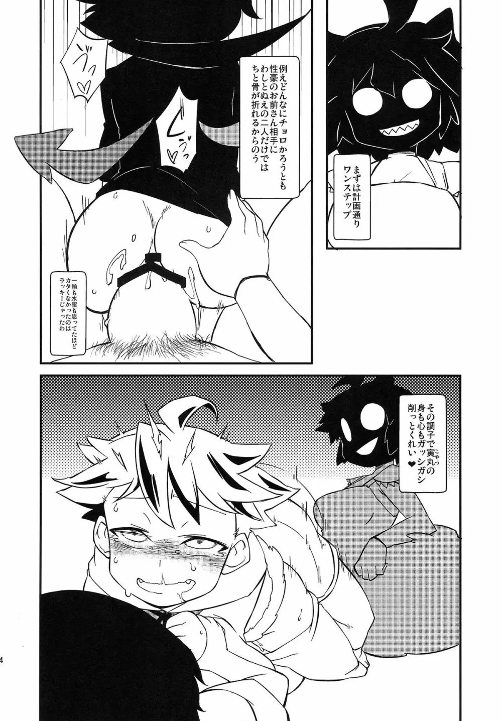 虎穴に入りて虎児を得よう Page.13