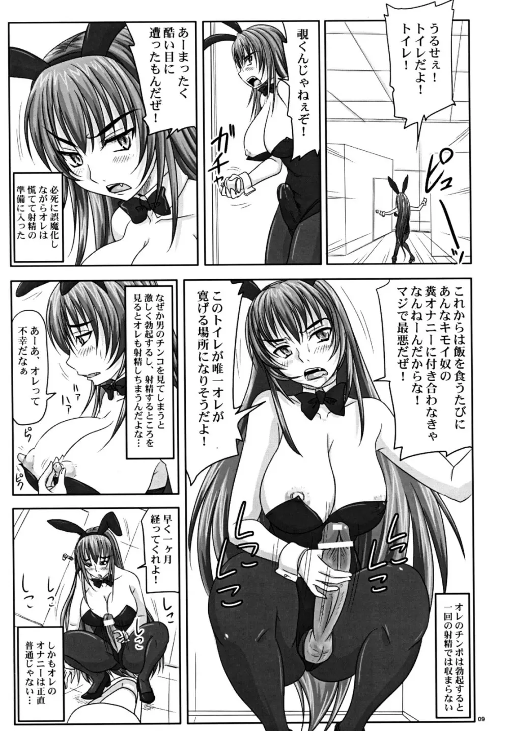 密室で凶暴バニー姫と二人きり。 Page.8