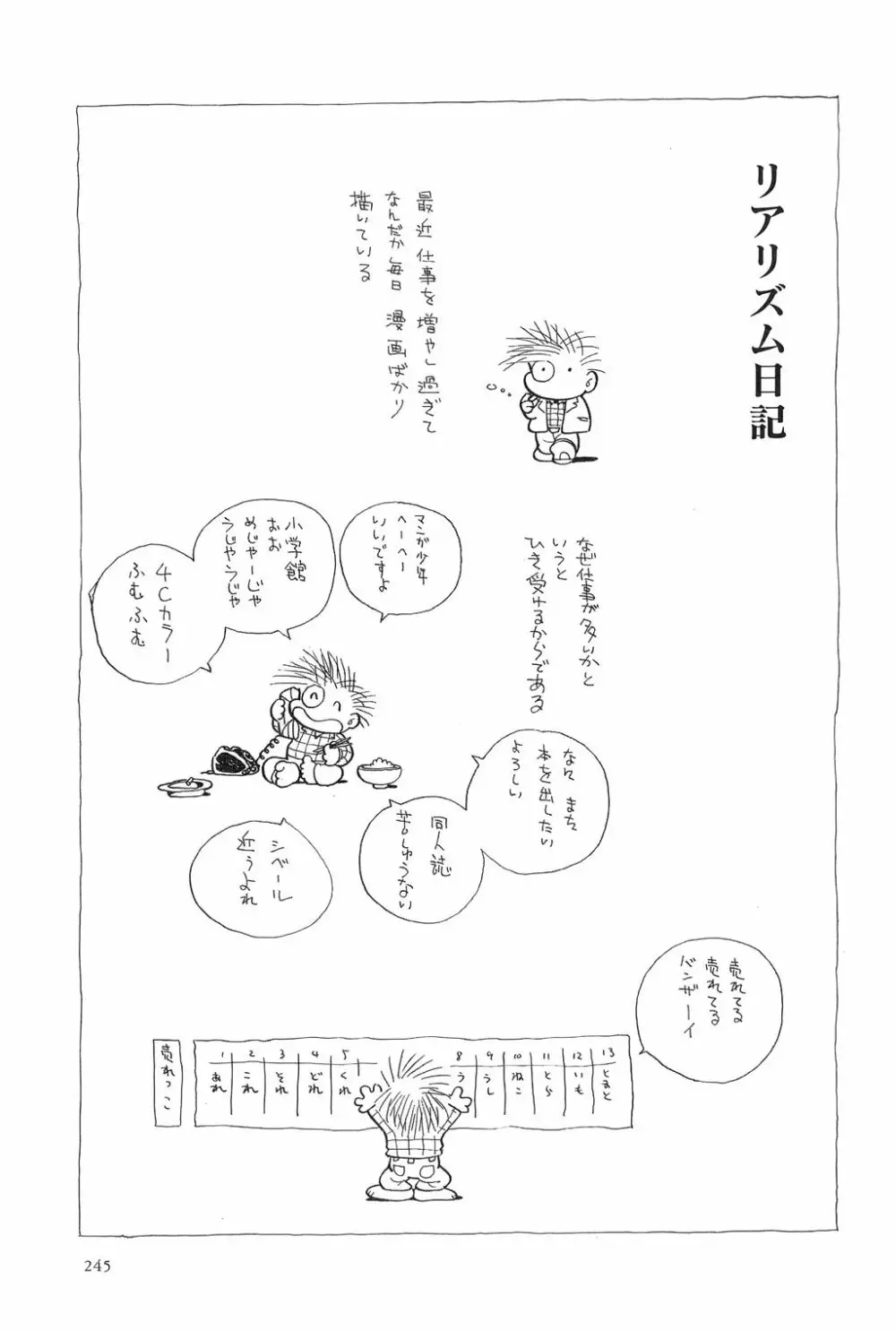 吾妻ひでお作品集成 夜の帳の中で Page.248