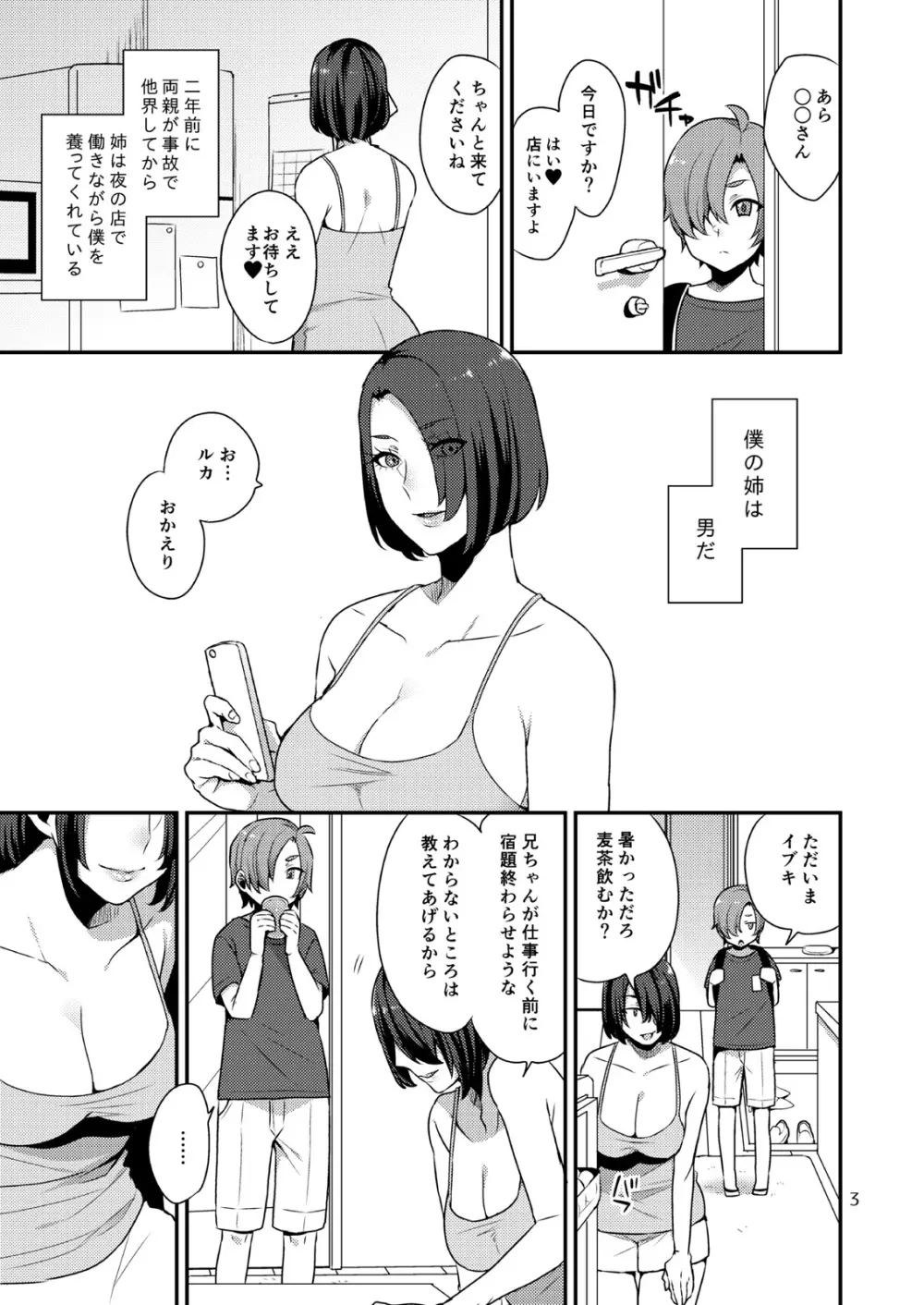 甘える弟に甘い姉 Page.2