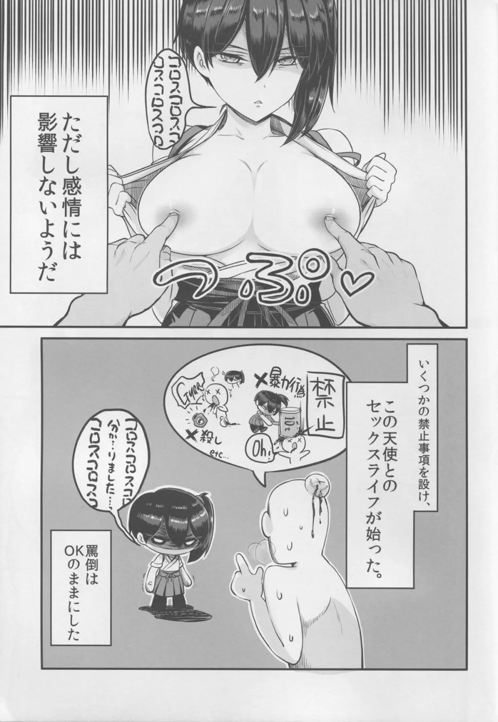 加賀さんに嫌われてるけど、俺提督だし。 Page.9