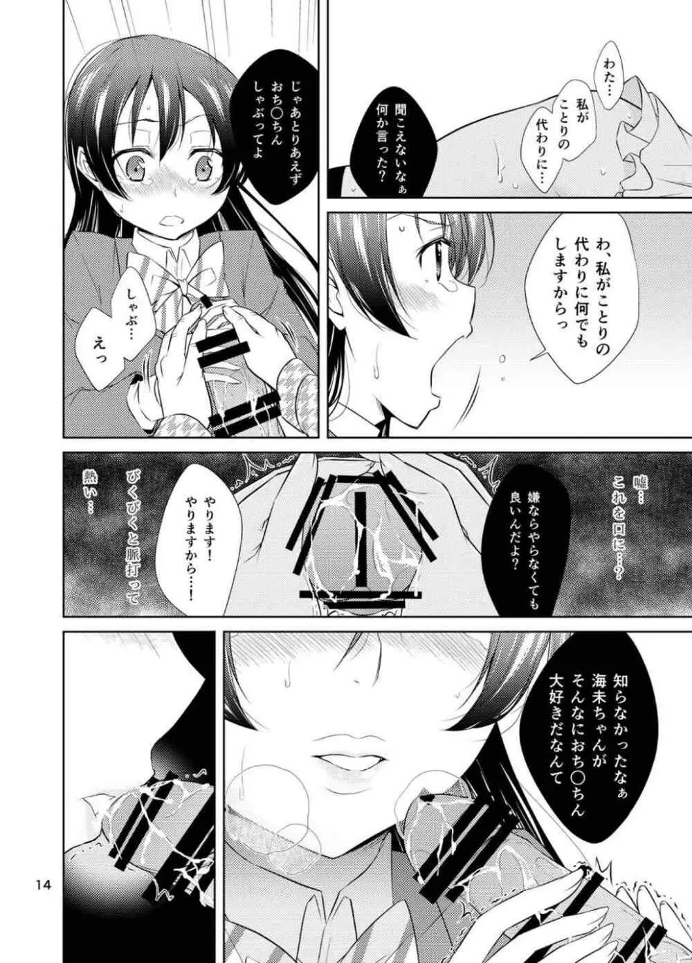 スクールアイドル監禁～南ことり・園田海未～ Page.13