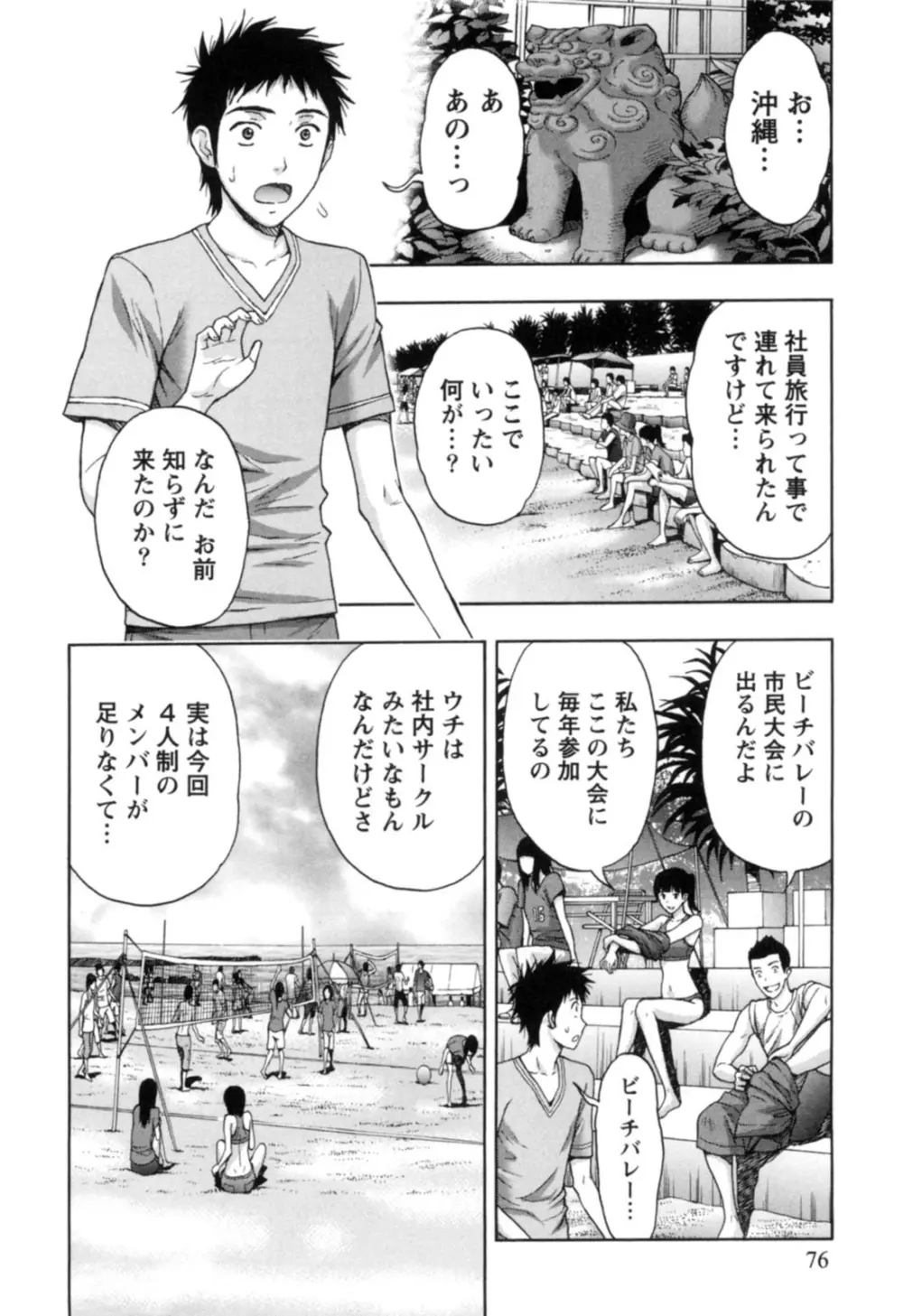 ぬくもり嬢の敏感レッスン Page.77