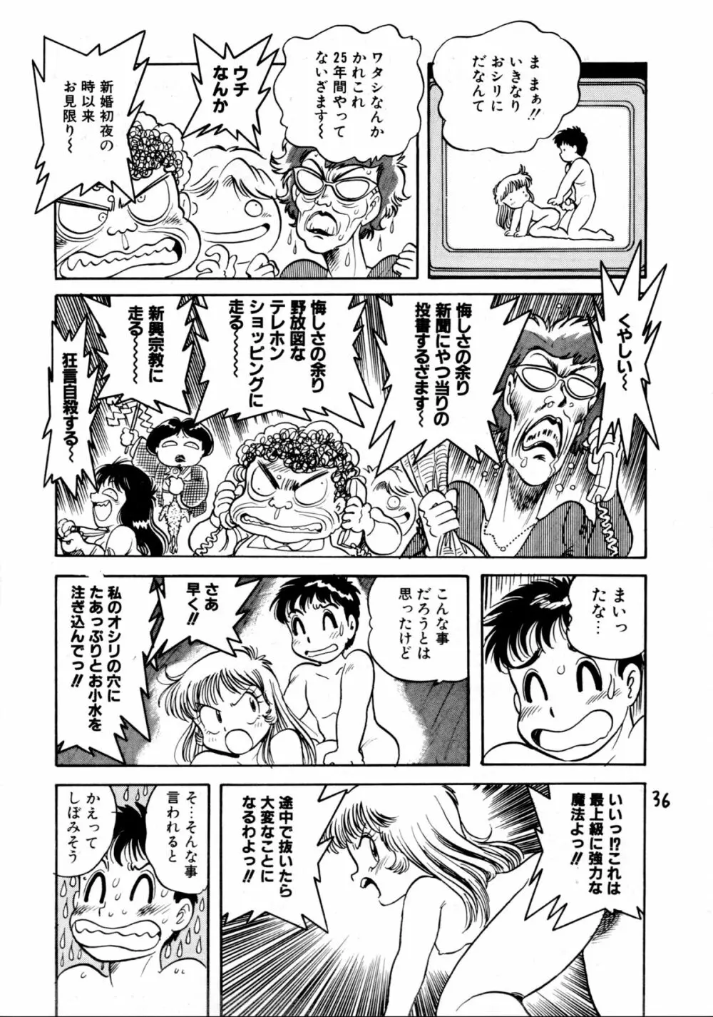 下品な魔法使いケツメドアナル Page.38