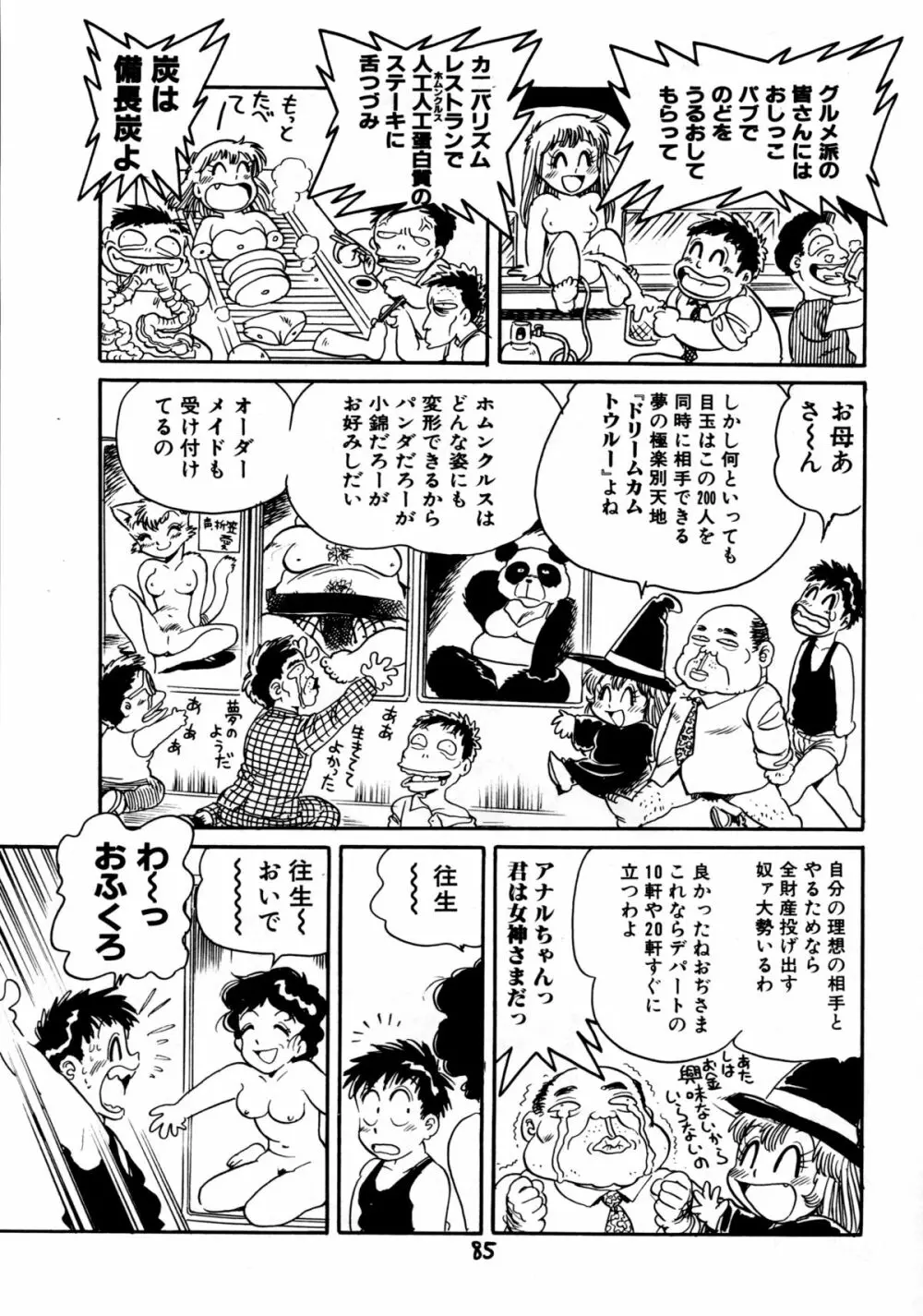 下品な魔法使いケツメドアナル Page.87