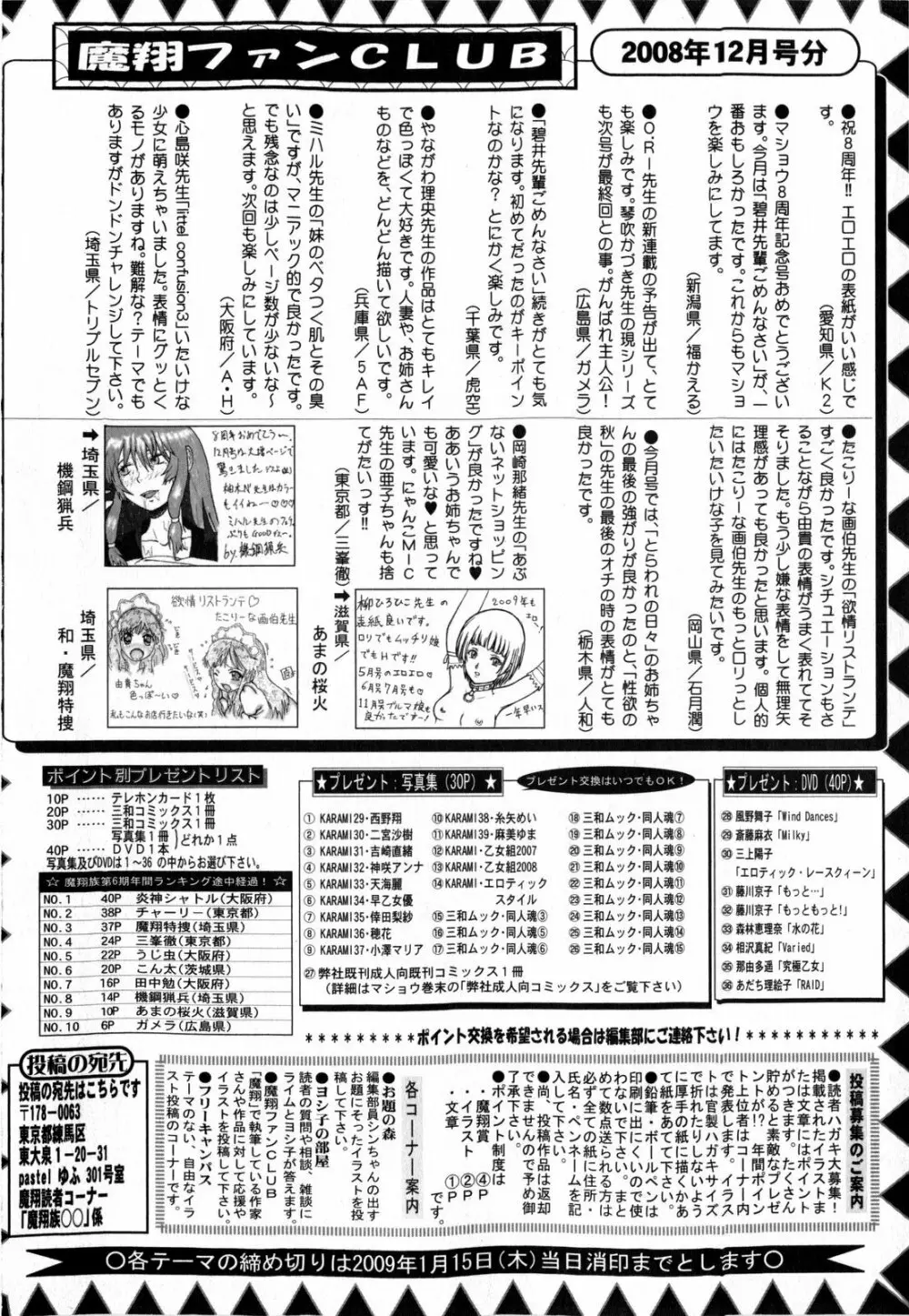 コミック・マショウ 2009年2月号 Page.254