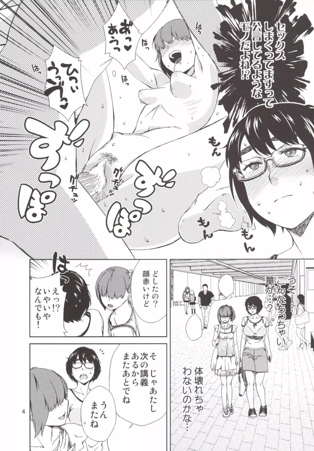 眼鏡娘オナ日記 2 Page.3