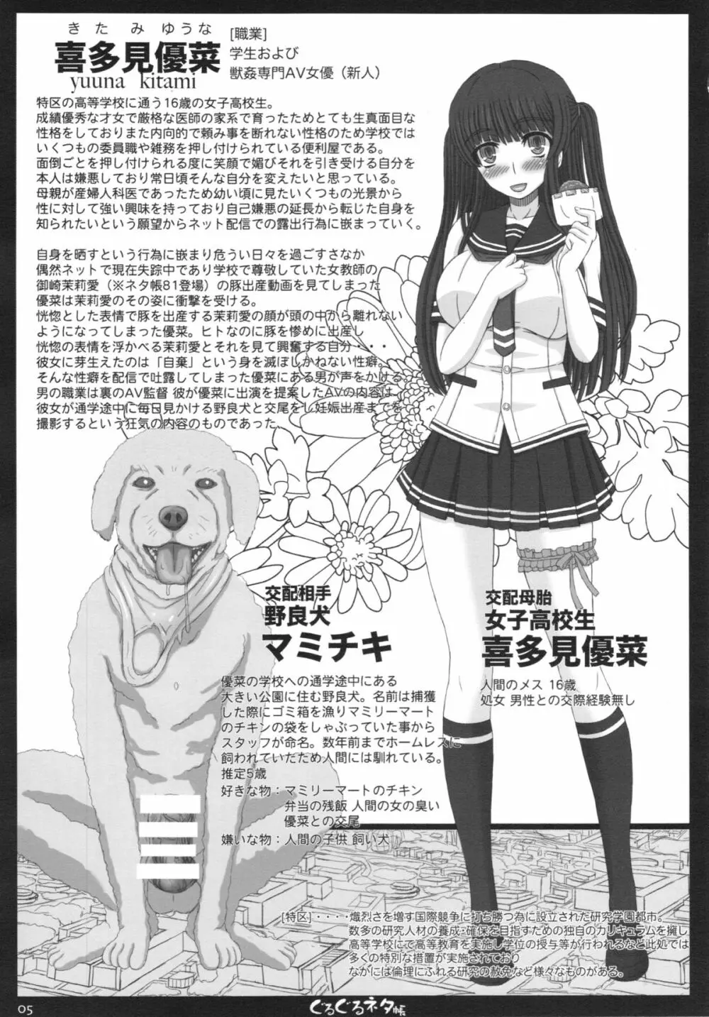 幸せのかたちのぐるぐるネタ帳87 獣姦AV妊娠出産撮影 Page.5