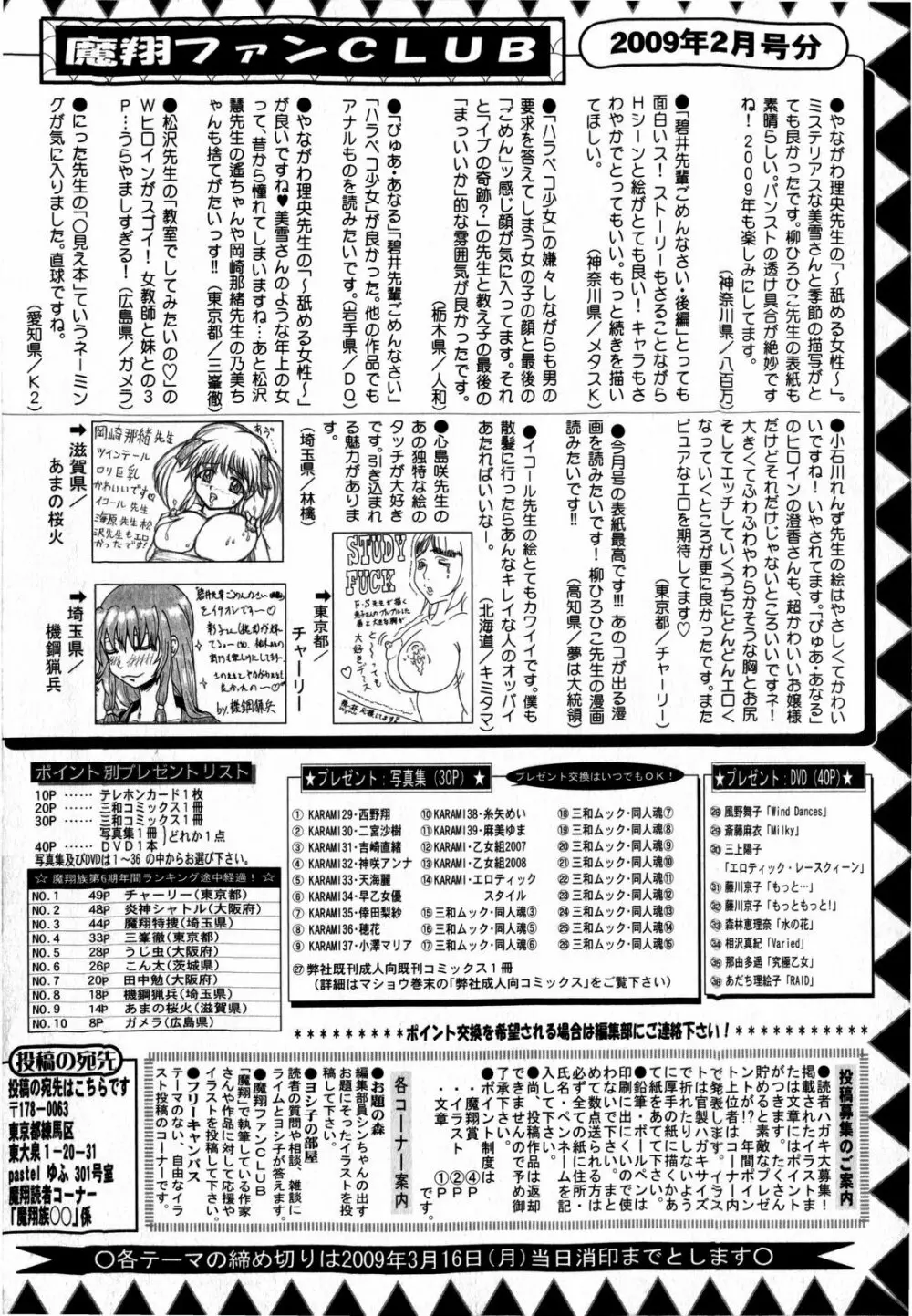 コミック・マショウ 2009年4月号 Page.256
