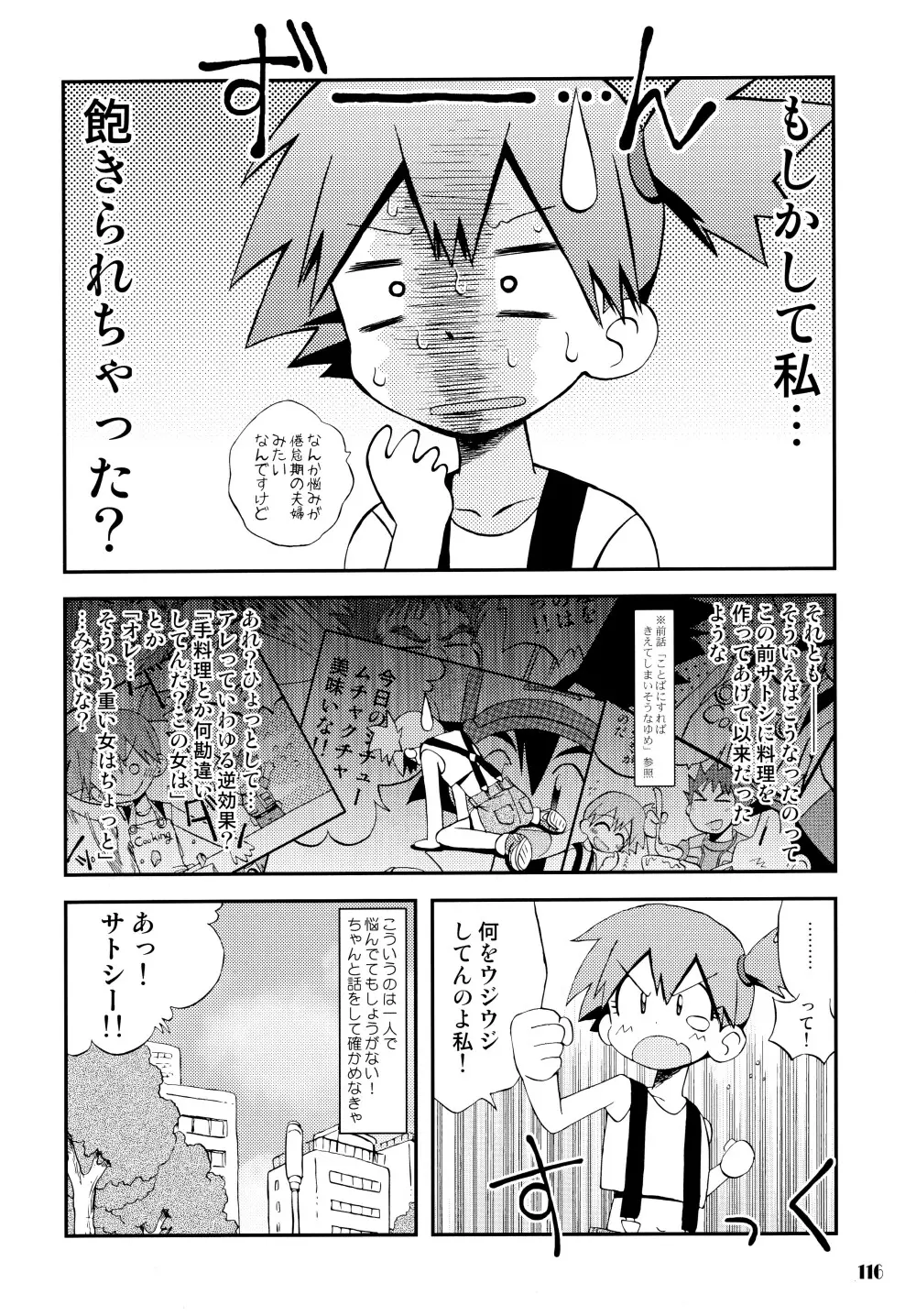 きみをよんだらたびははじまるのさ ~さとし×カスミ本総集編~ Page.115