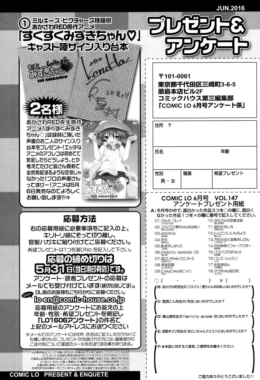 COMIC LO 2016年6月号 Page.423