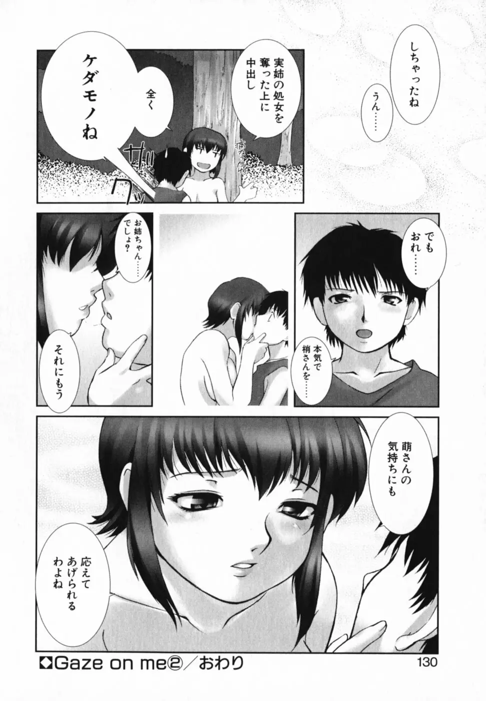 見つめていいよ Page.131
