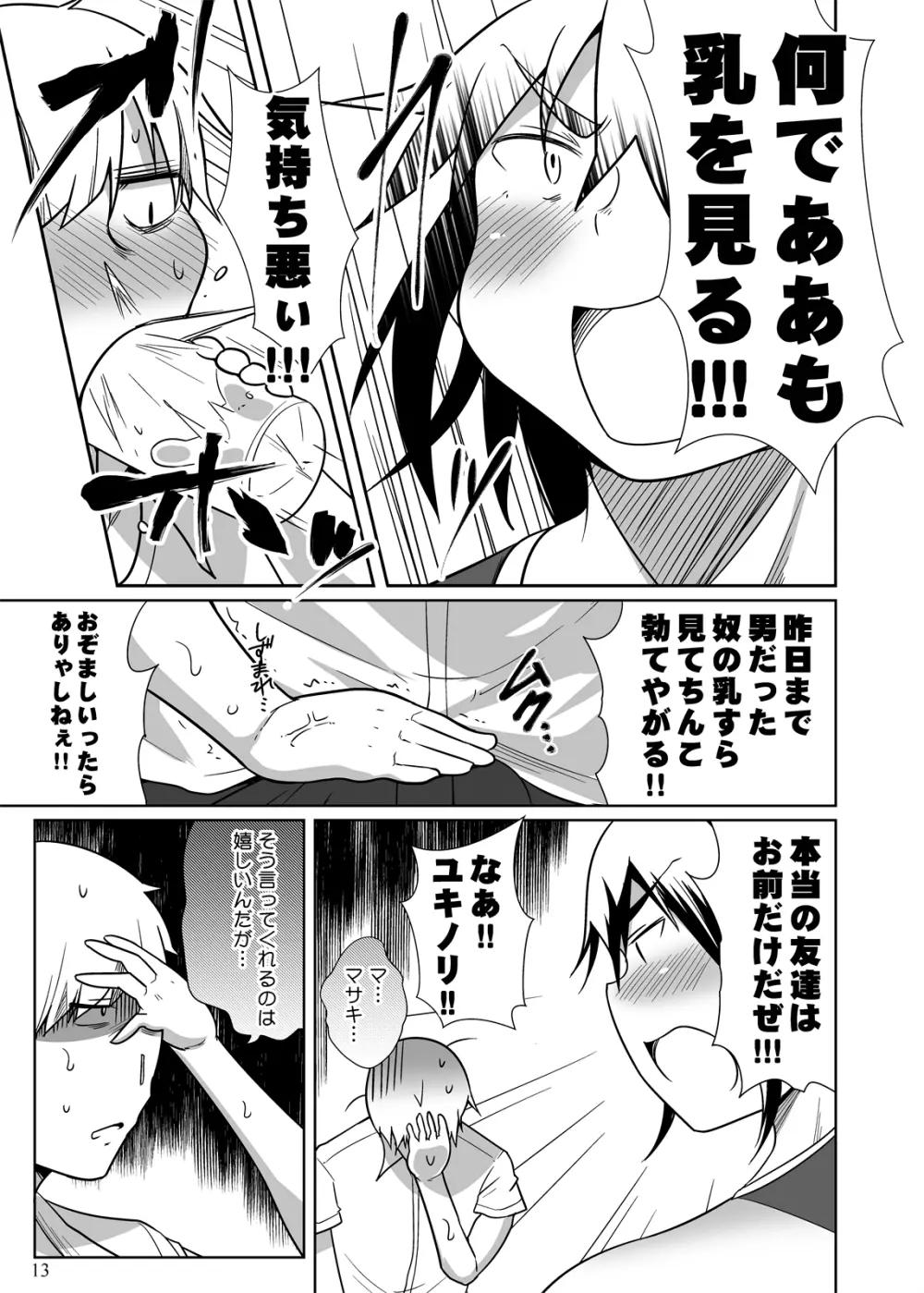 ぽっちゃり娘にTSしたら周りがデブ専になった件 Page.12