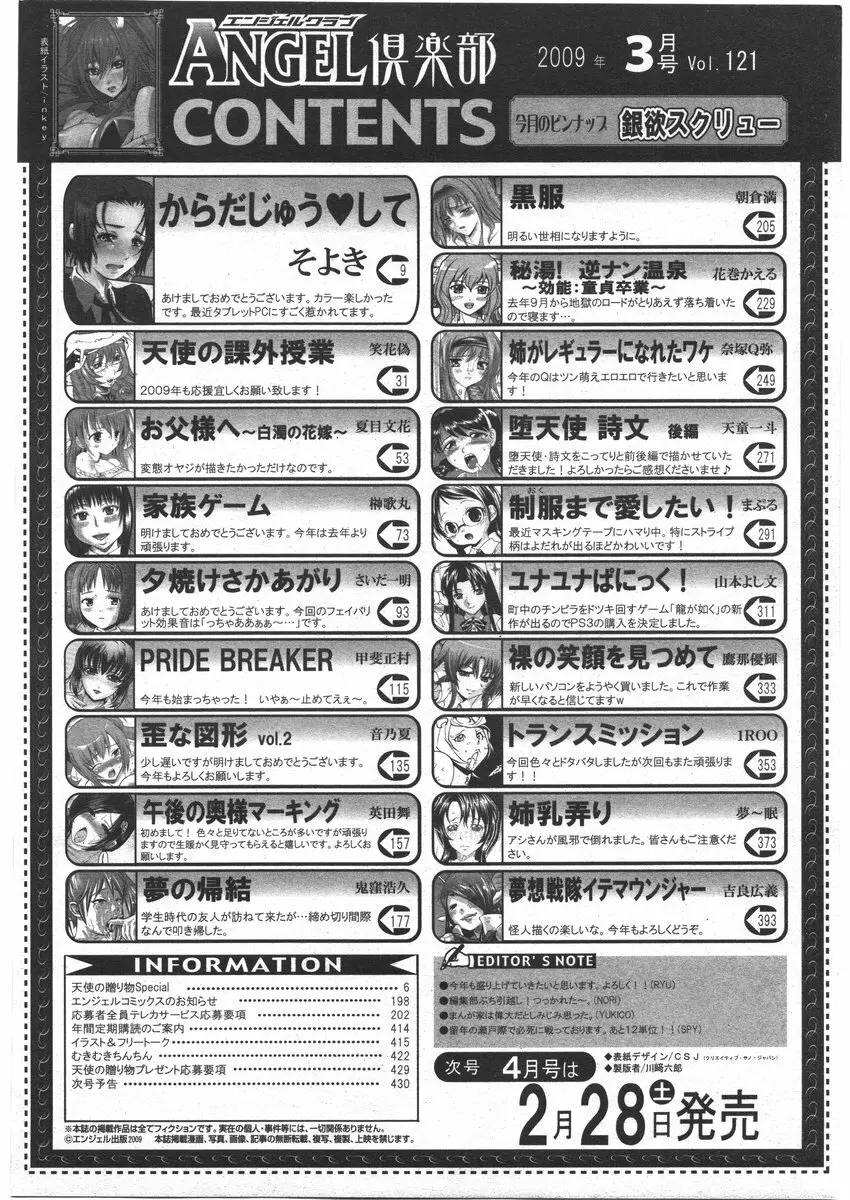 ANGEL 倶楽部 2009年3月号 Page.426